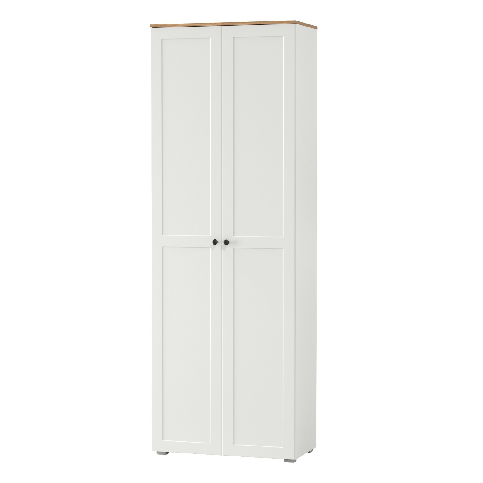 Изображение товара Шкаф распашной MOBI Остин 16.307 с 2 дверями, белый глянцевый