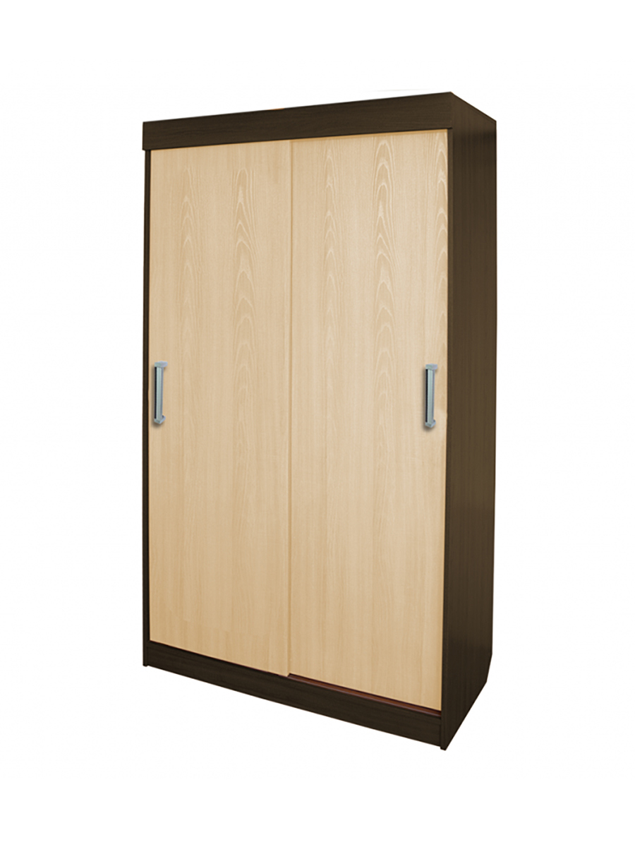 Изображение товара Шкаф-купе Росток Пегас 2 двери 210х100х42 см с полками и раздвижными дверями