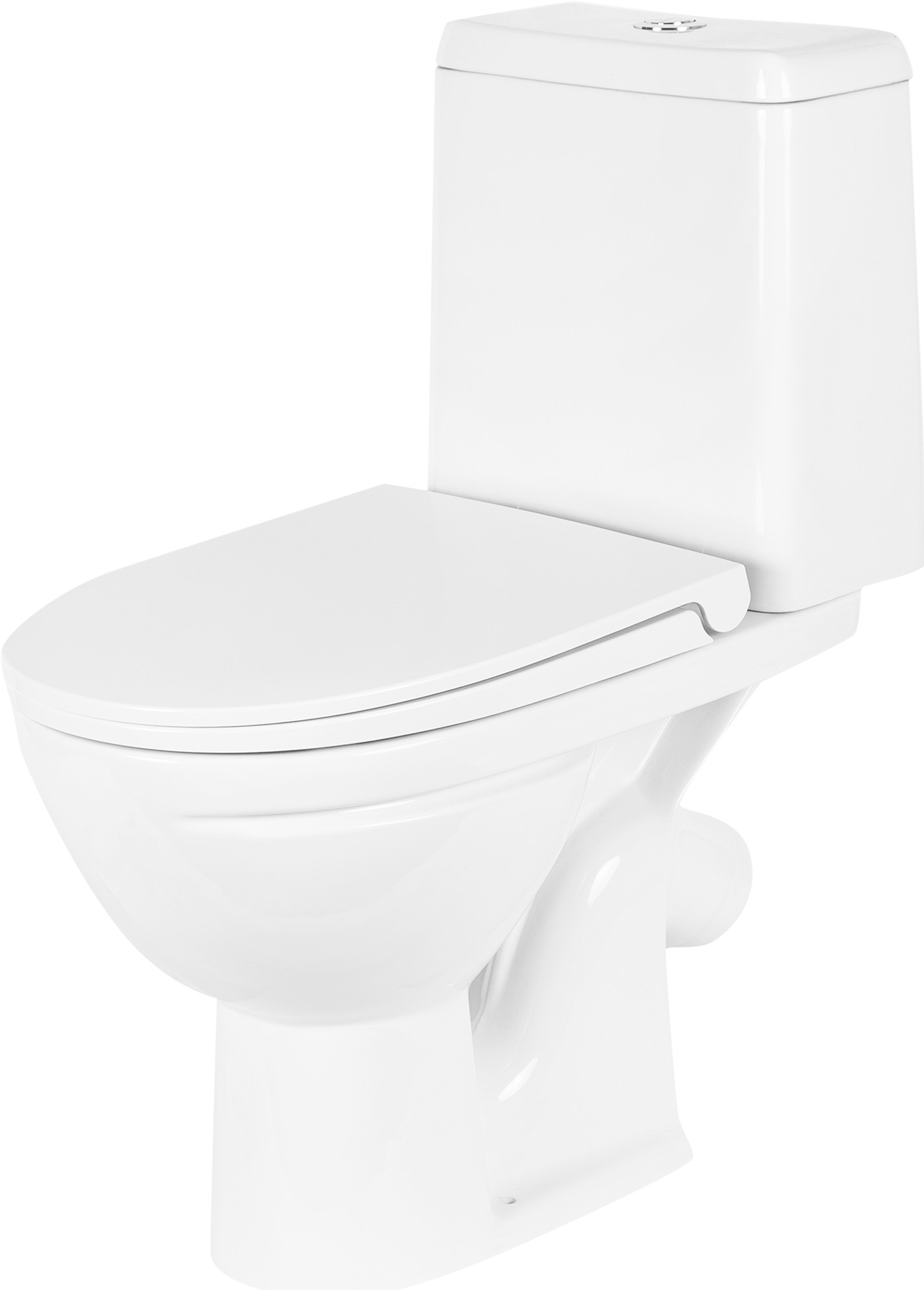 Изображение товара Унитаз-компакт Sensea Симпл безободковый сиденье с микролифтом двойной смыв