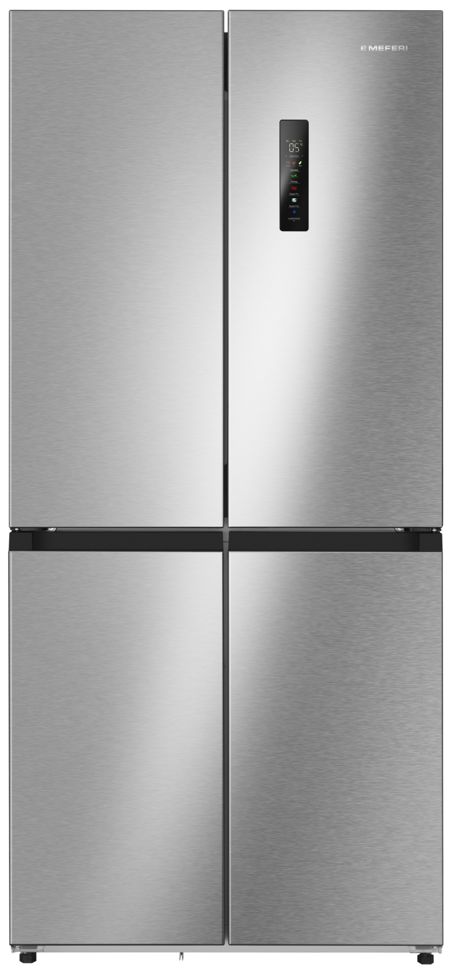 Изображение товара Холодильник Meferi MFR83IX TOTAL NO FROST CROSS DOOR COMFORT 83.3x181.5 см цвет нержавеющая сталь Изображение товара Холодильник Meferi MFR83IX TOTAL NO FROST CROSS DOOR COMFORT 83.3x181.5 см цвет нержавеющая сталь