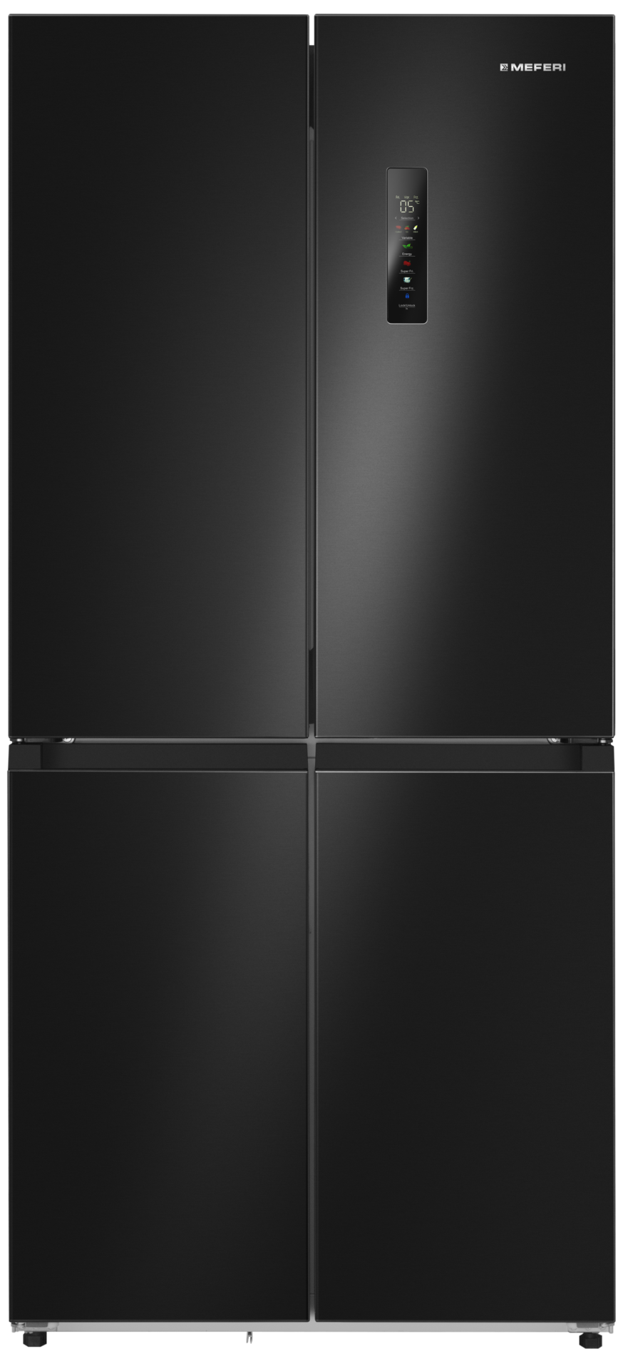 Изображение товара Холодильник Meferi MFR83BLACK IX TOTAL NO FROST CROSS DOOR COMFORT 83.3x181.5 см цвет черный Изображение товара Холодильник Meferi MFR83BLACK IX TOTAL NO FROST CROSS DOOR COMFORT 83.3x181.5 см цвет черный