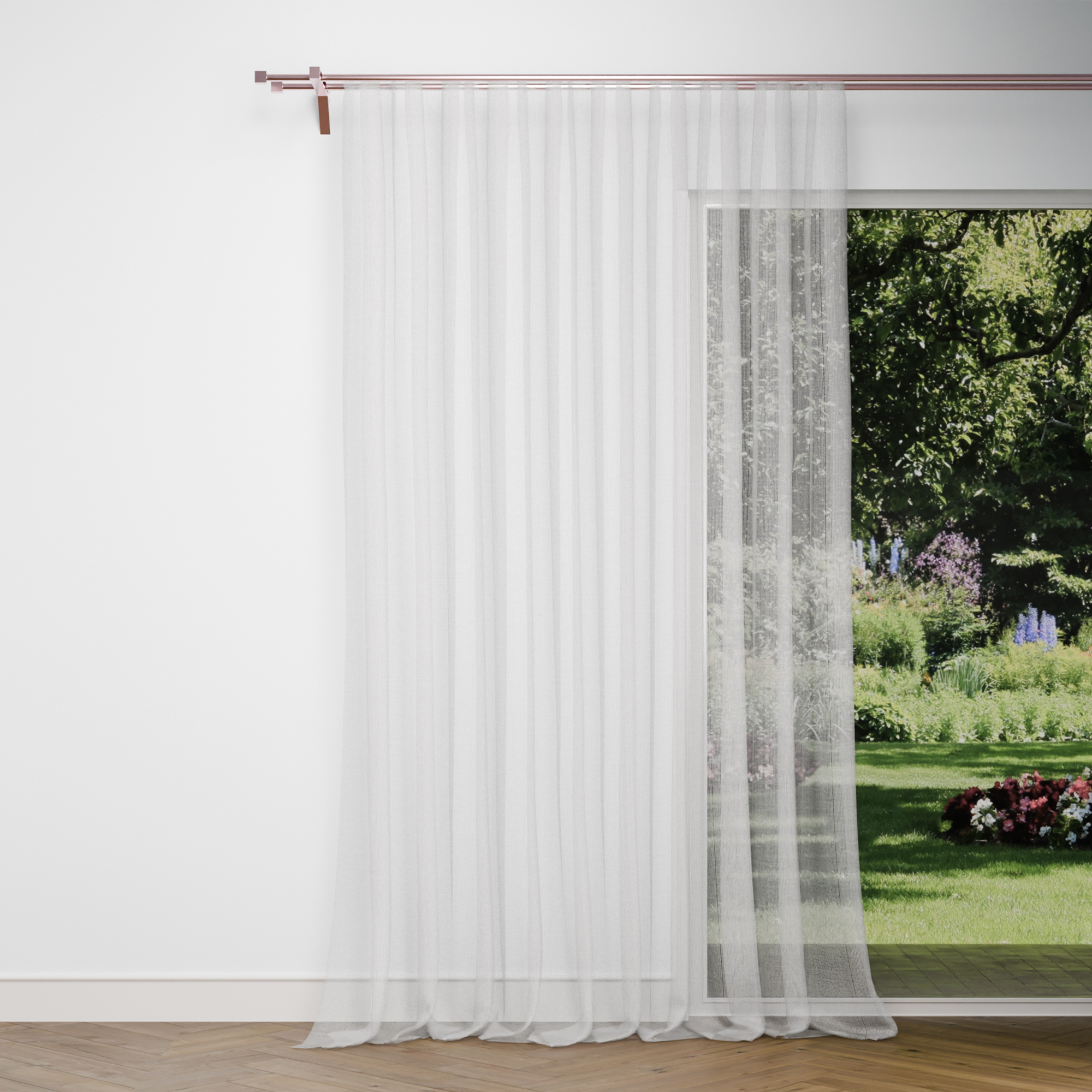 Изображение товара Тюль на ленте KREAFORTA Softy 500x280 см белый для декора и защиты окон