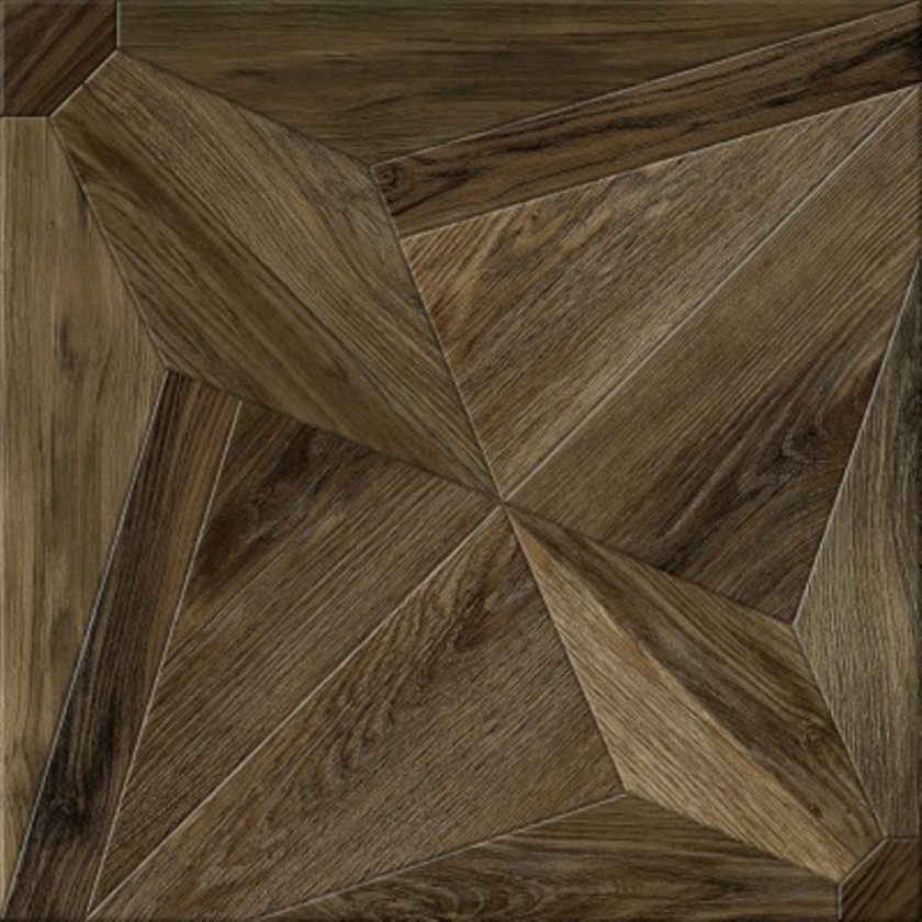 Изображение товара Керамогранит Керамин Окленд 50x50см коричневый современный утепленный несущие поверхности