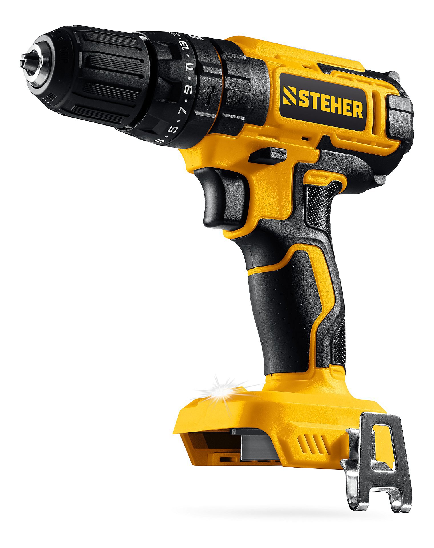Изображение товара Дрель-шуруповерт аккумуляторная ударная Steher CDS-40 20 В Li-Ion без АКБ и ЗУ