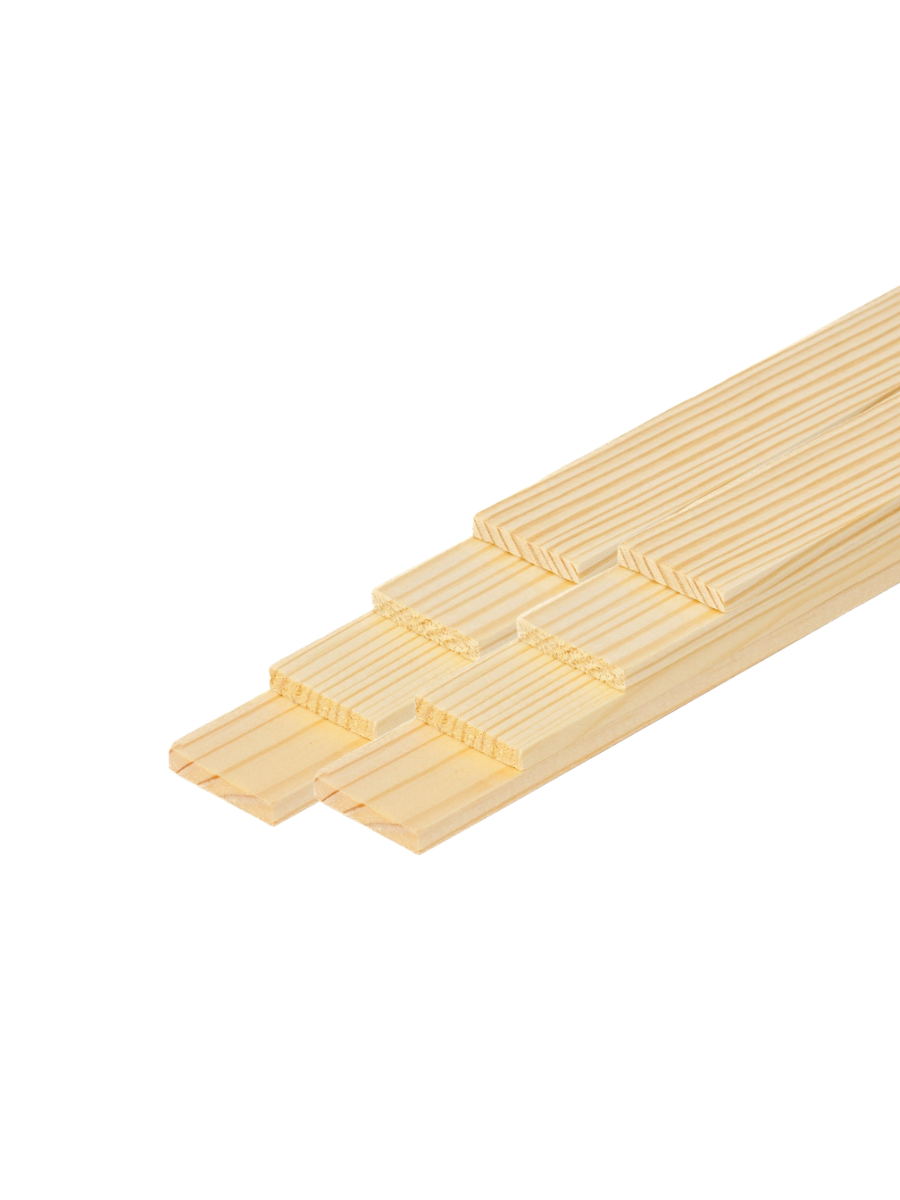 Изображение товара Рейка Timber&style сосна сорт Экстра 1000x29x5мм 8шт