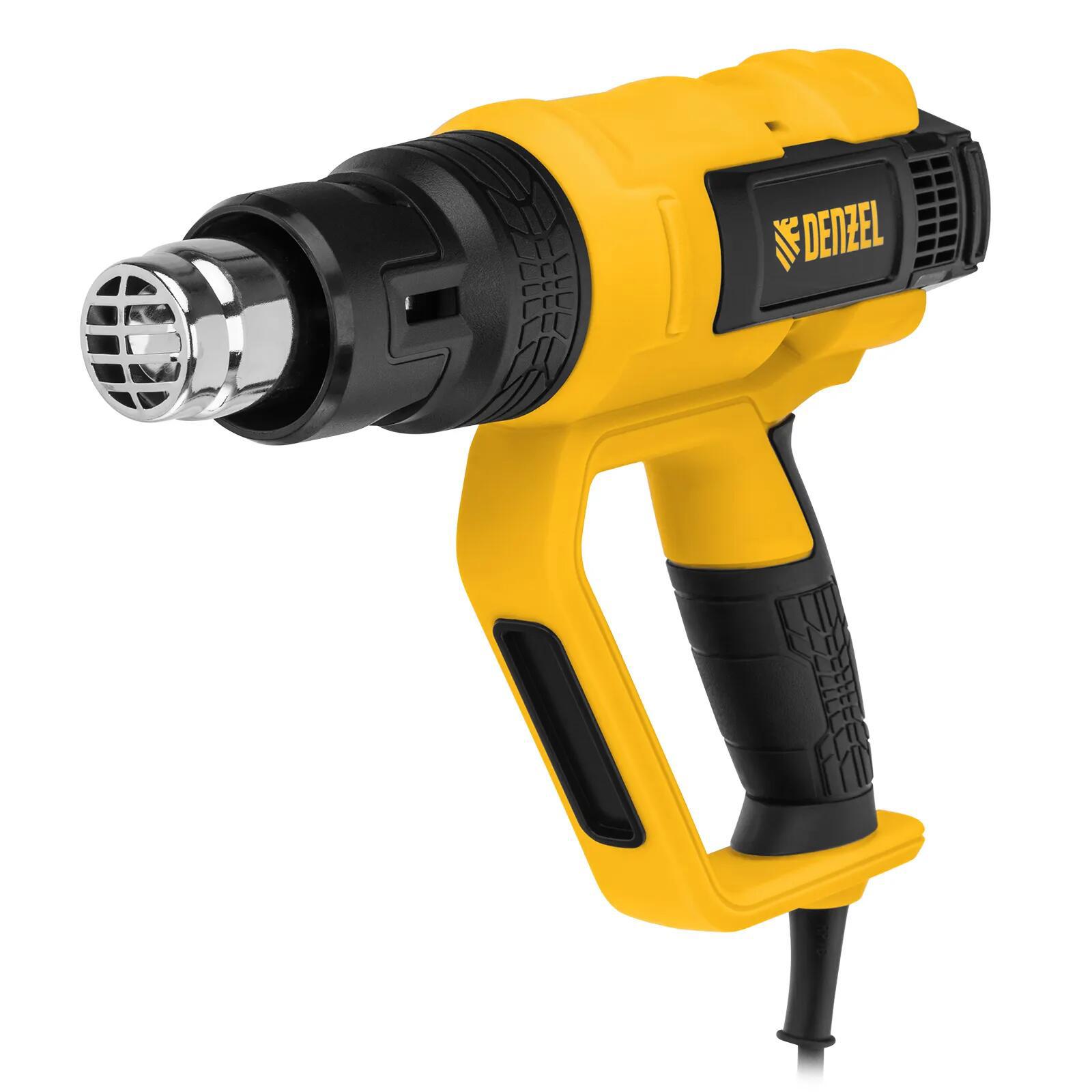 Изображение товара Фен технический Denzel HG-2000М 2000 Вт с 3 режимами и насадками