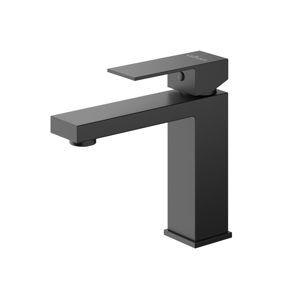 Изображение товара Смеситель для раковины Cezares SLIDER-LS-NOP однорычажный цвет черный матовый