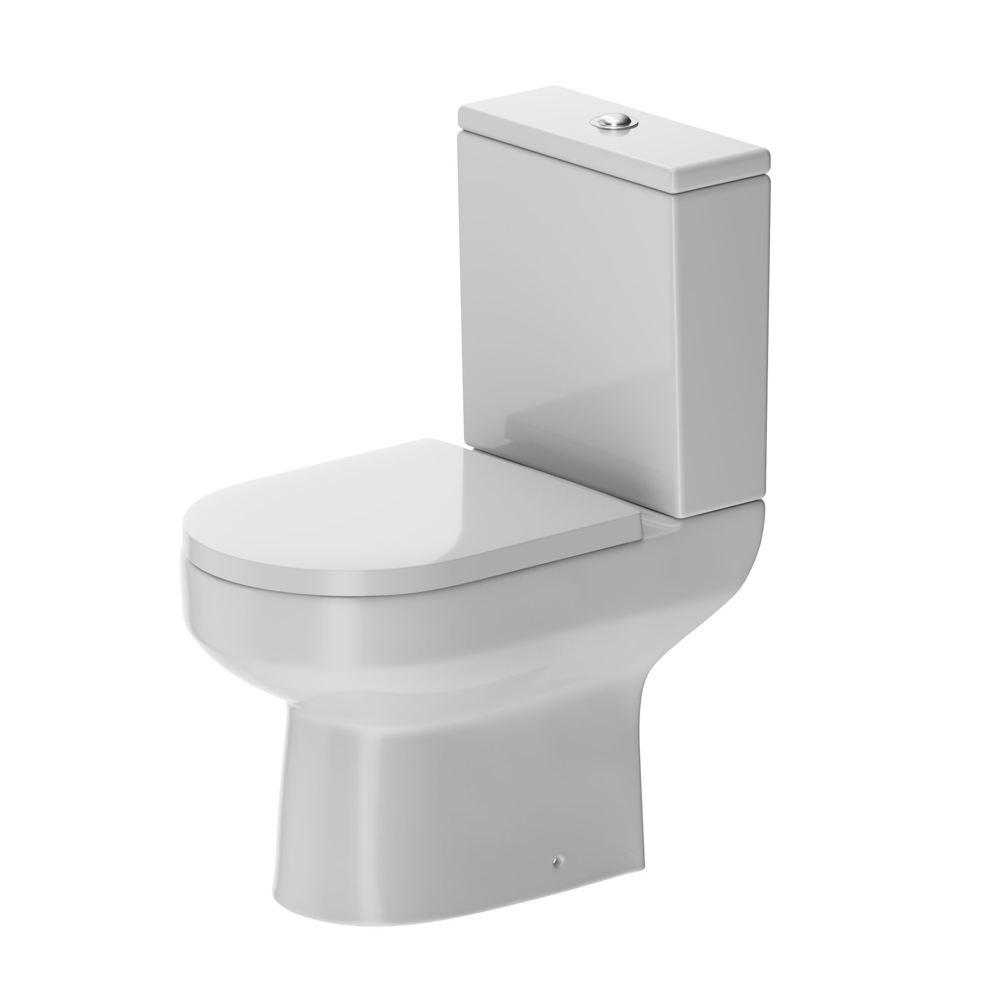 Изображение товара Безободковый унитаз-компакт AM.PM Crave Flash Clean с двойным сливом и арматурой Geberit