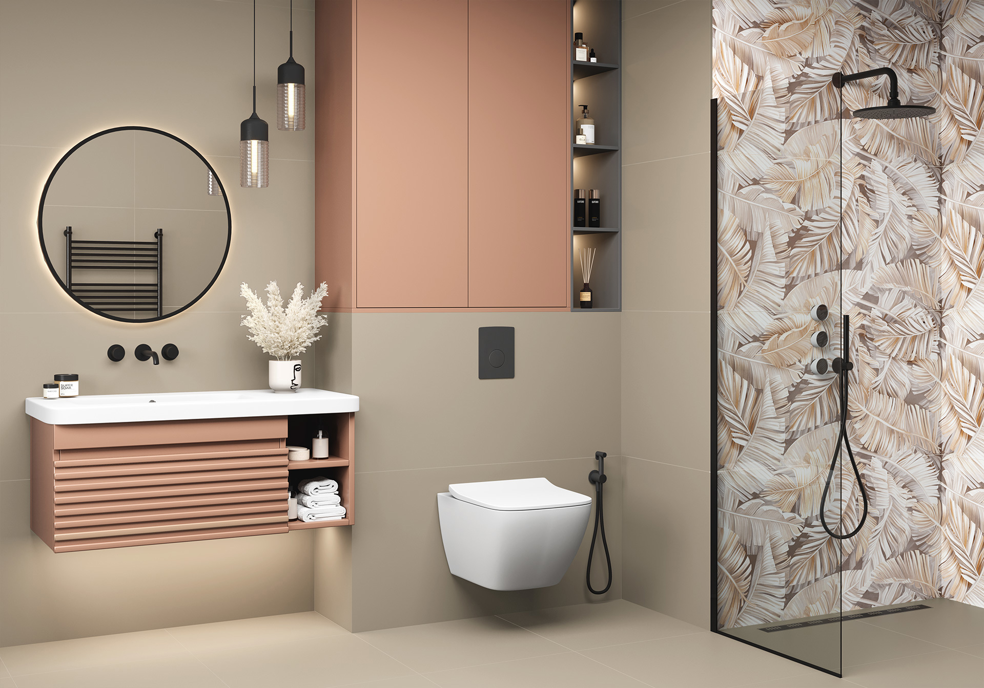 Изображение товара Керамогранит Alma ceramica Spector GFU60120SPR08R 60x120см цвет темно-бежевый