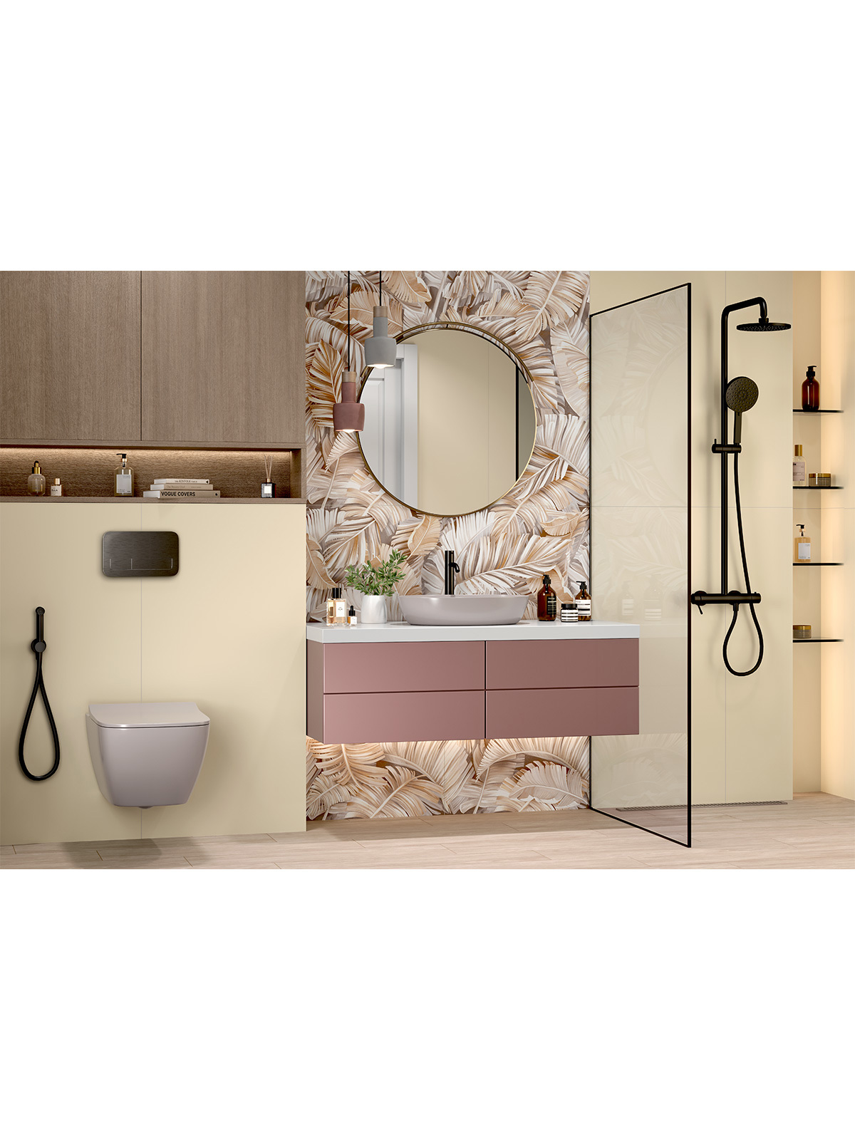 Изображение товара Керамогранит Alma ceramica Spector GFU60120SPR50R 60x120 см бежевый