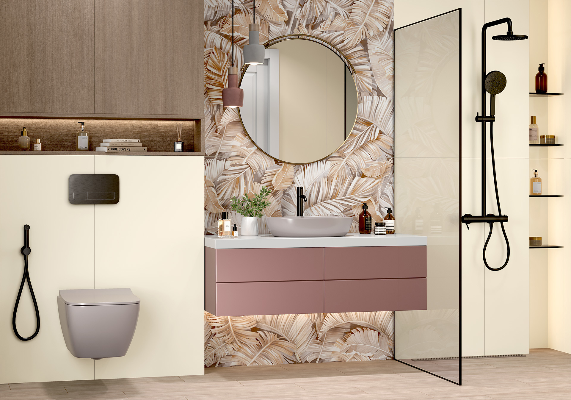 Изображение товара Керамогранит Alma ceramica Spector GFU60120SPR04R 60x120см цвет светло-бежевый