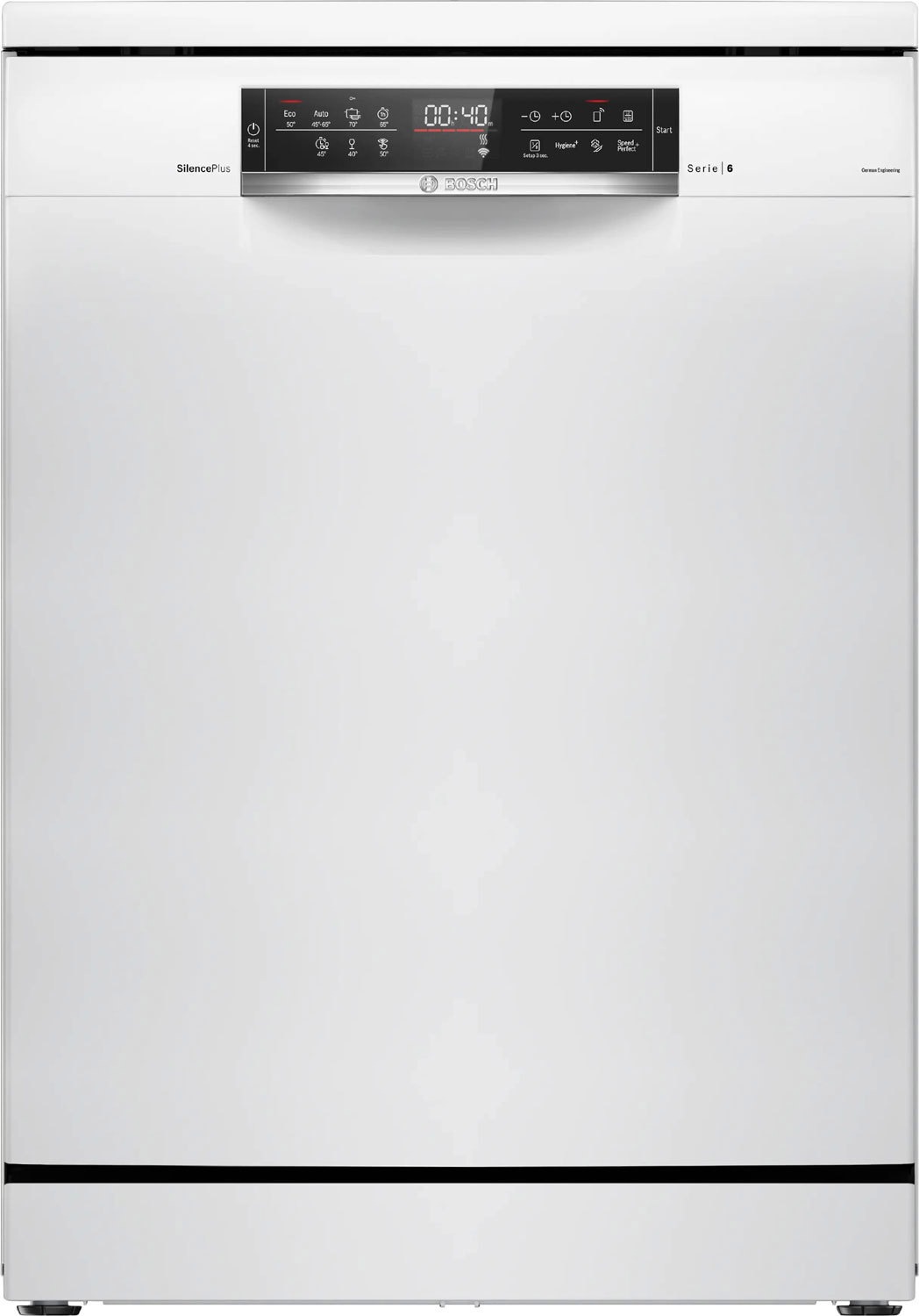 Изображение товара Отдельностоящая посудомоечная машина Bosch SMS6EMW65Q белая с 6 программами