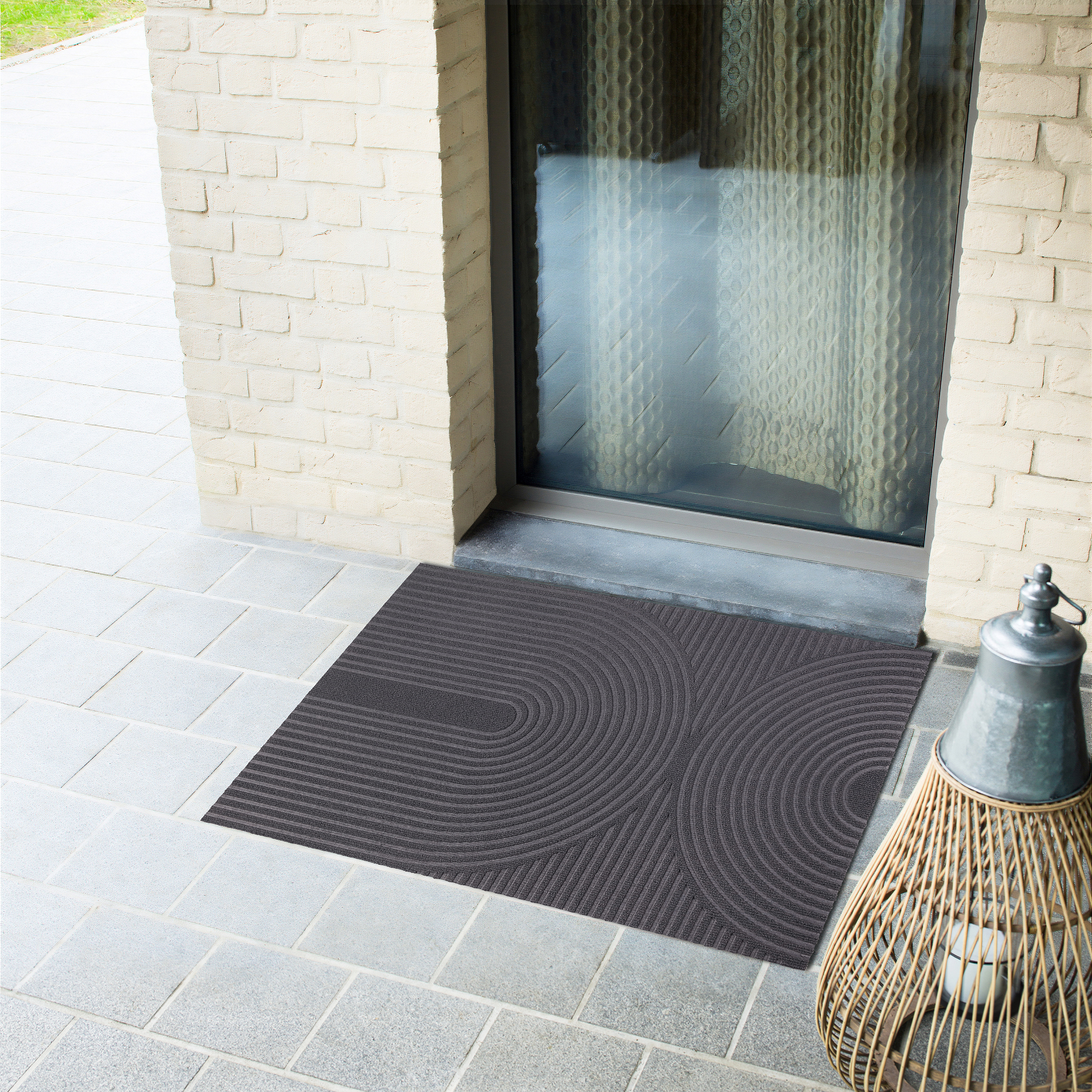 Изображение товара Коврик грязезащитный KREAFORTA Pauline 60x90 см серый Изображение товара Коврик грязезащитный KREAFORTA Pauline 60x90 см серый