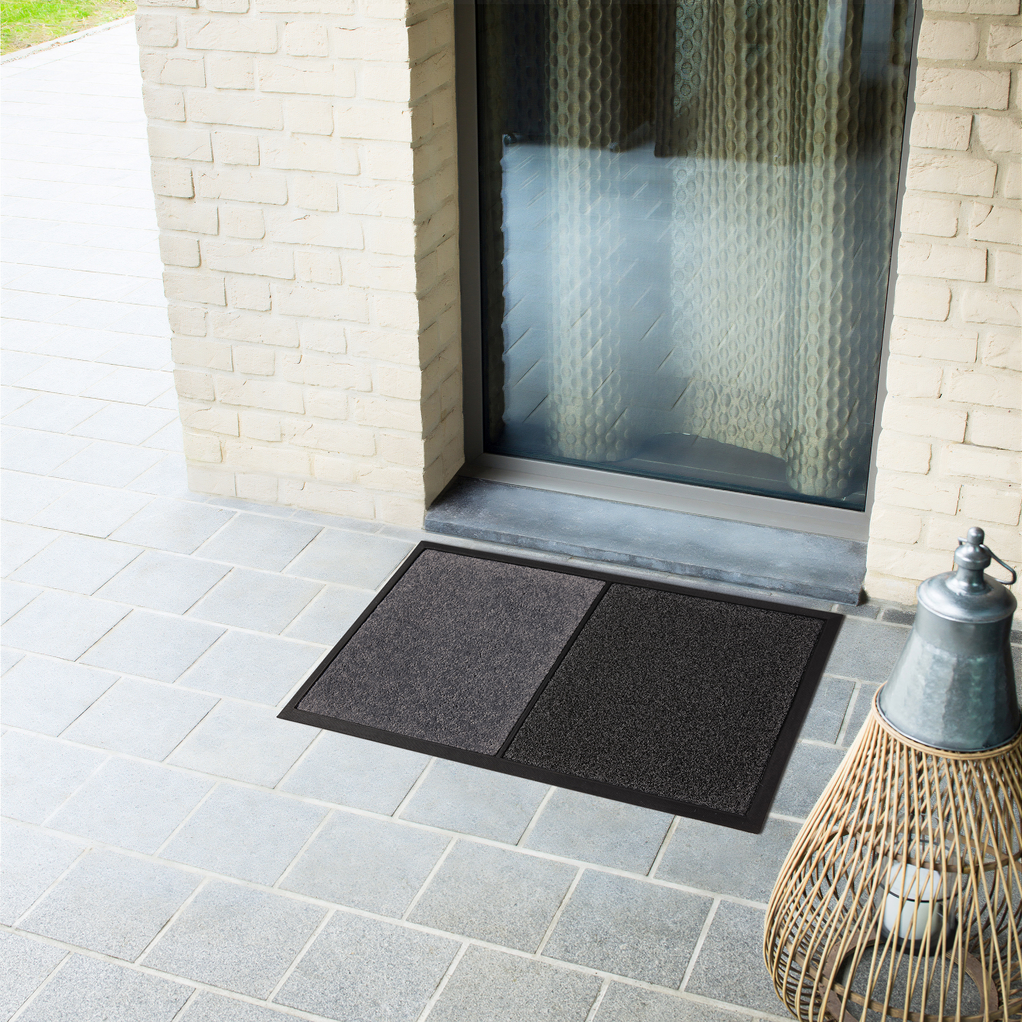 Изображение товара Коврик грязезащитный KREAFORTA Schelde полипропилен 45x80 см серый