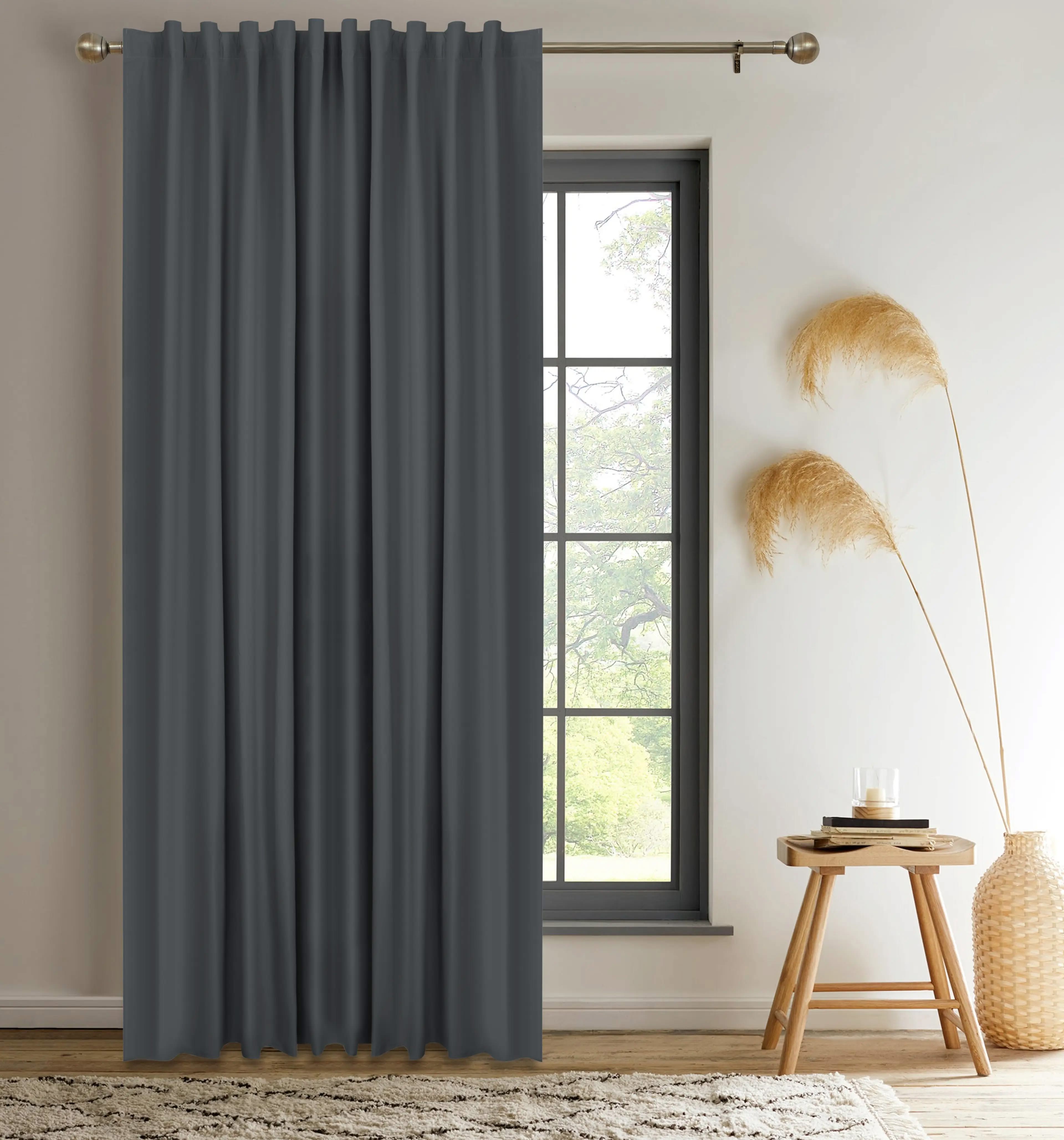 Изображение товара Штора блэкаут Kreaforta Luce 210x280 см темно-серый