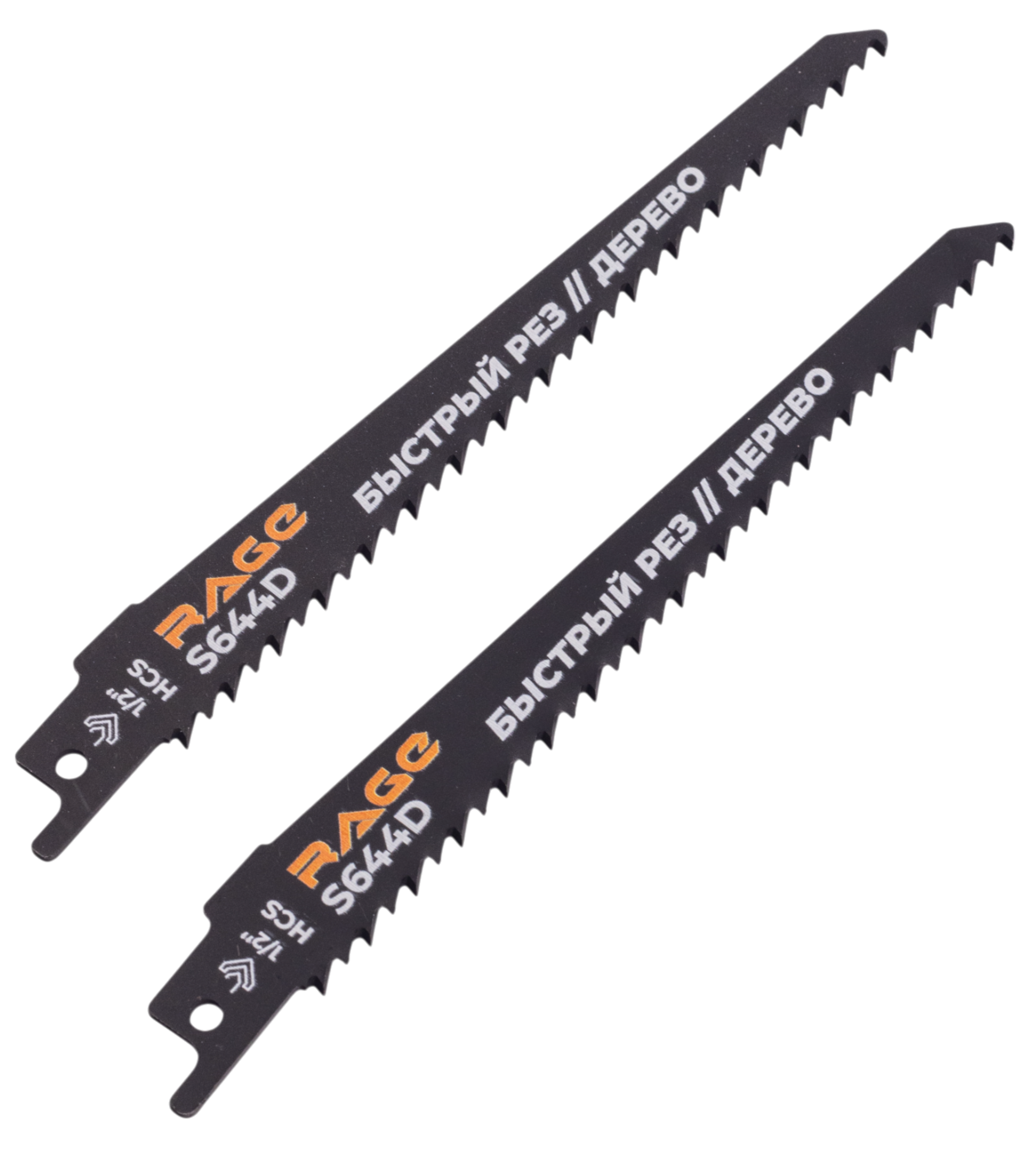 Изображение товара Полотно для сабельной пилы по дереву Rage S644D 150 мм 2 шт