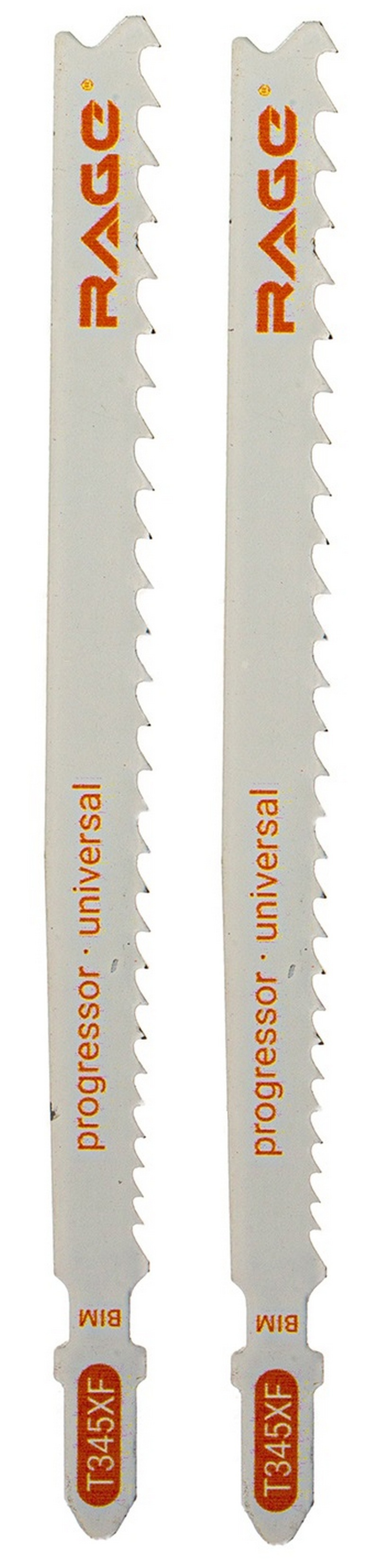 Изображение товара Пилка для электролобзика универсальный Rage T345XF чистый рез, 2 шт.