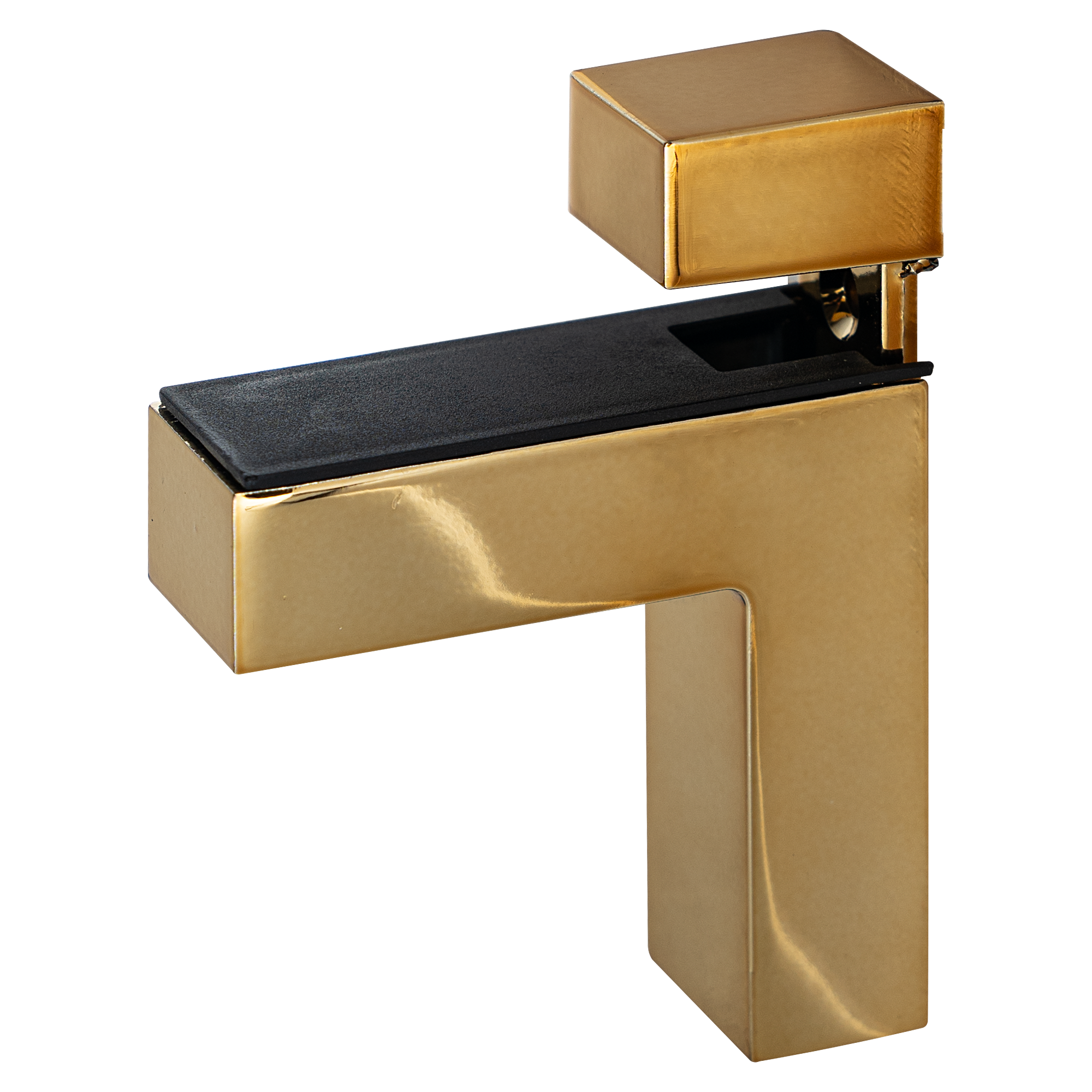 Полкодержатель Пеликан 85x24x64 мм ЦАМ цвет золото