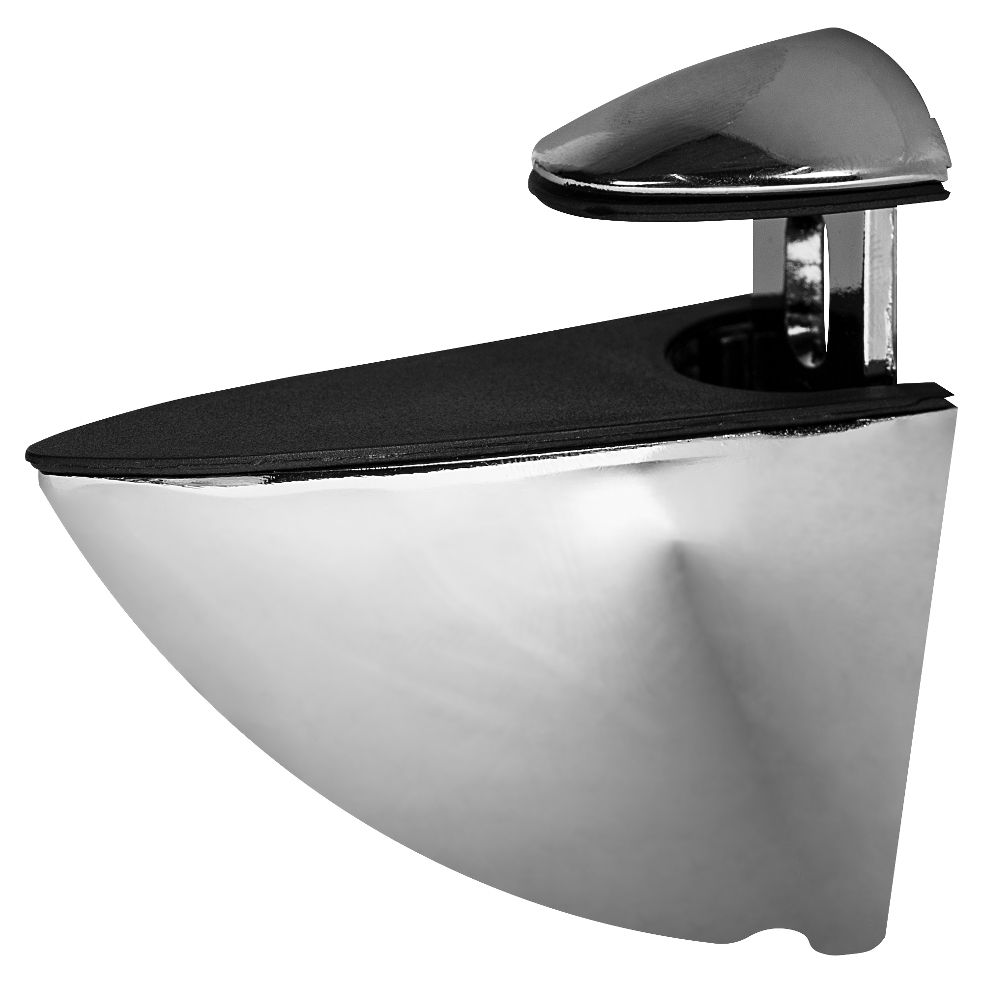 Полкодержатель Пеликан 70x27x60 мм ЦАМ цвет xром