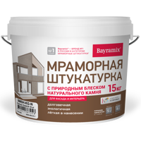 Изображение товара Декоративная мраморная штукатурка Bayramix Kashmir Gold-N 15 кг для фасадов и интерьеров