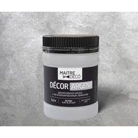 Изображение товара Краска декоративная Мaitre Deco Décor Серебро полуглянцевая 0.2 л Изображение товара Краска декоративная Мaitre Deco Décor Серебро полуглянцевая 0.2 л