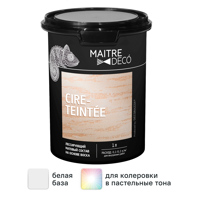 Изображение товара Лессирующий состав Maitre Deco Cire Teintee 1 л Изображение товара Лессирующий состав Maitre Deco Cire Teintee 1 л