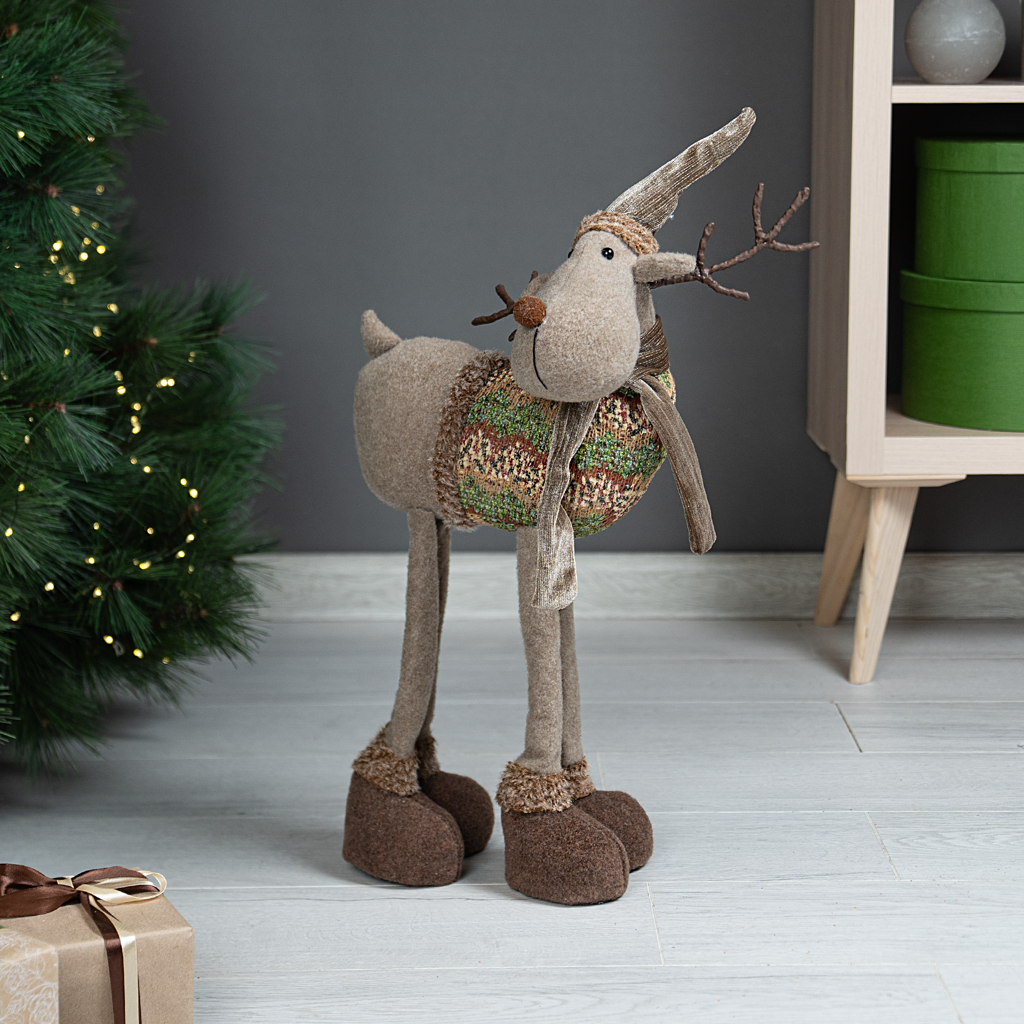 Изображение товара Фигура декоративная KREAFORTA Олень 64 см коричневый