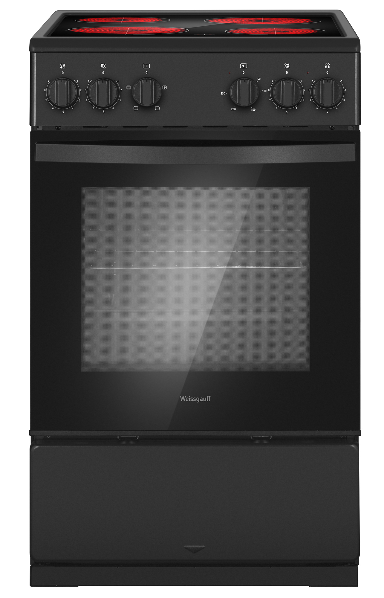 Изображение товара Кухонная плита Weissgauff WESM 5240 B 55 л 4 Hi-Light конфорки белорусского производства