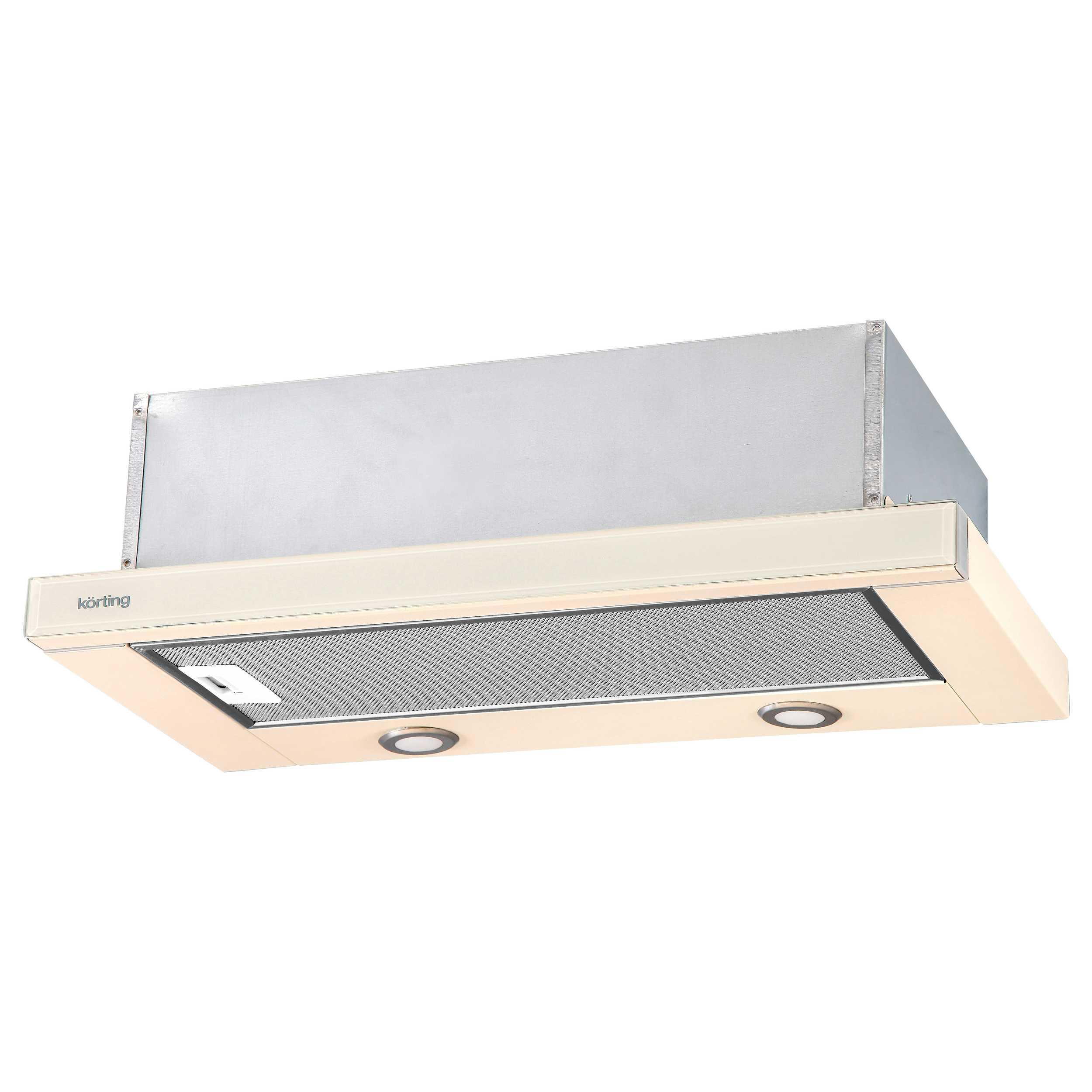 Изображение товара Встраиваемая вытяжка Korting KHP 6617 GB 60 см цвет бежевый