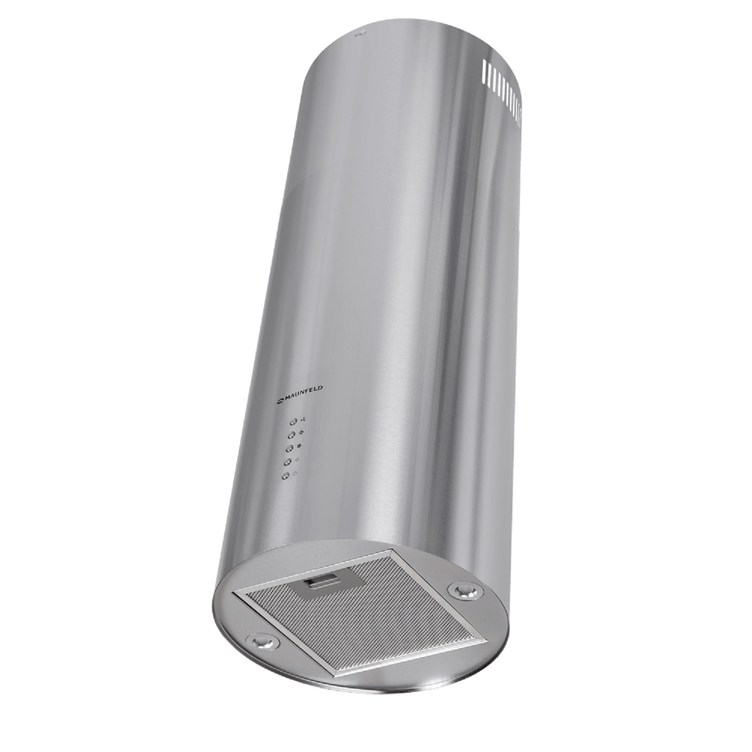 Изображение товара Кухонная вытяжка Maunfeld Lee Light Isla 35 Inox цилиндрическая, потолочная