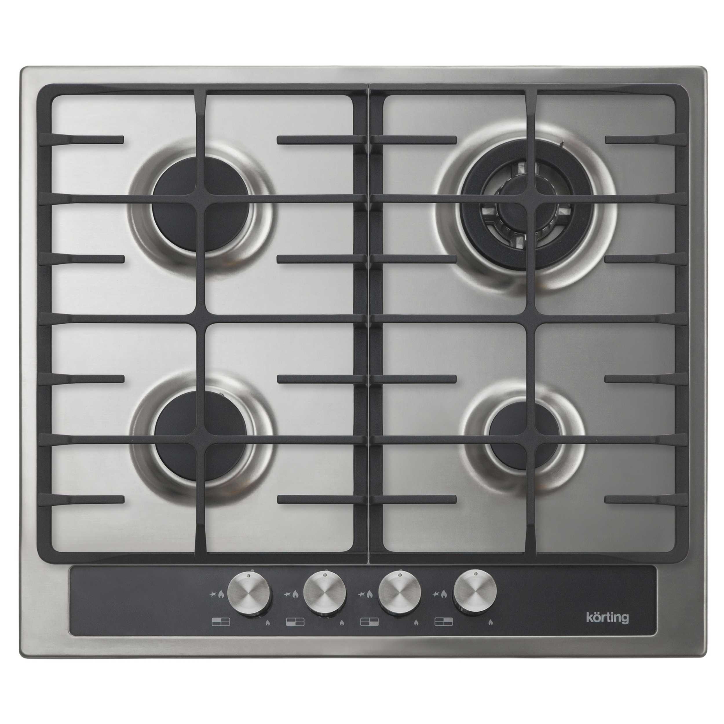 Изображение товара Газовая варочная панель Korting HG 665 CTGX 58 см 4 конфорки серый