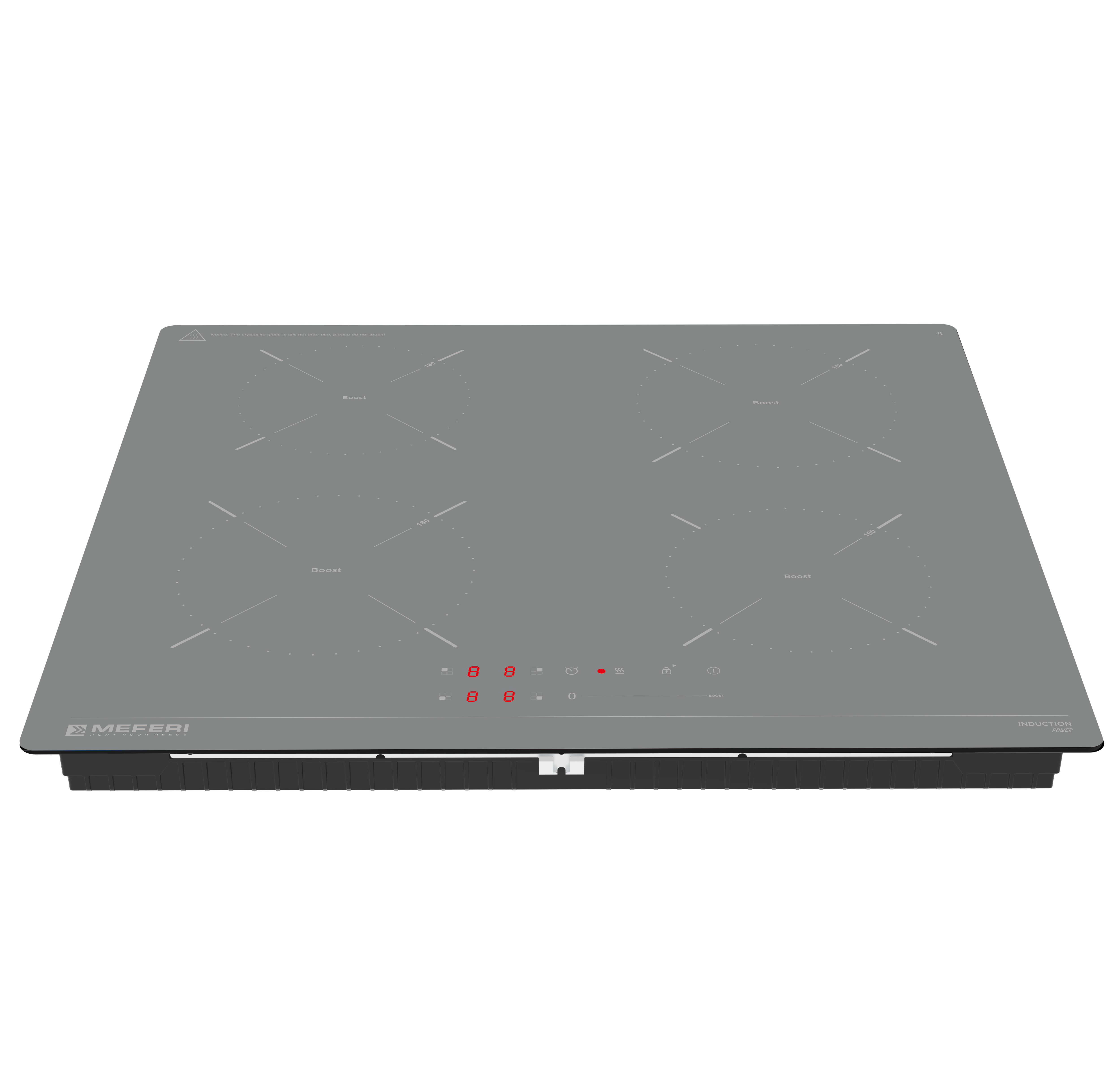 Изображение товара Индукционная варочная панель Meferi MIH604GR 59 см 4 конфорки серый