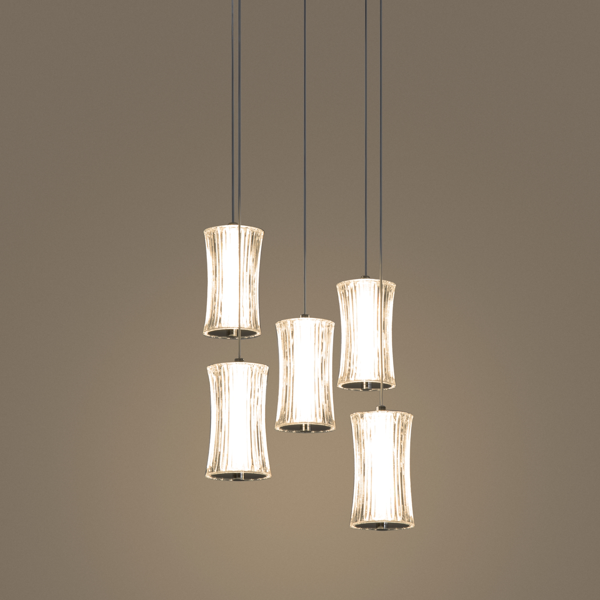 Изображение товара Светильник подвесной Tubis 18 м² нейтральный белый свет цвет хром/прозрачный