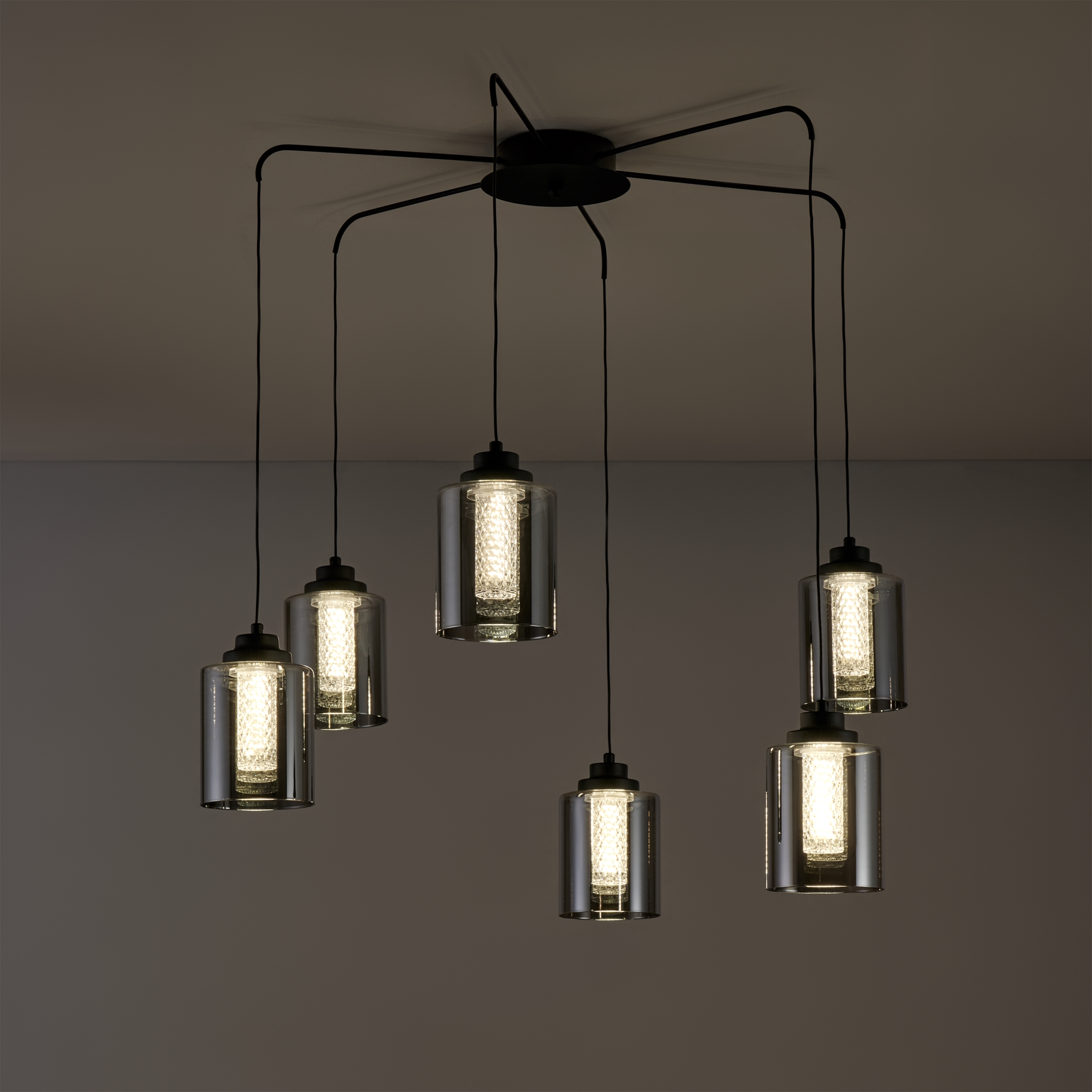 Изображение товара Подвесной светильник Freya Lisse черный/серый 36 Вт Изображение товара Подвесной светильник Freya Lisse черный/серый 36 Вт