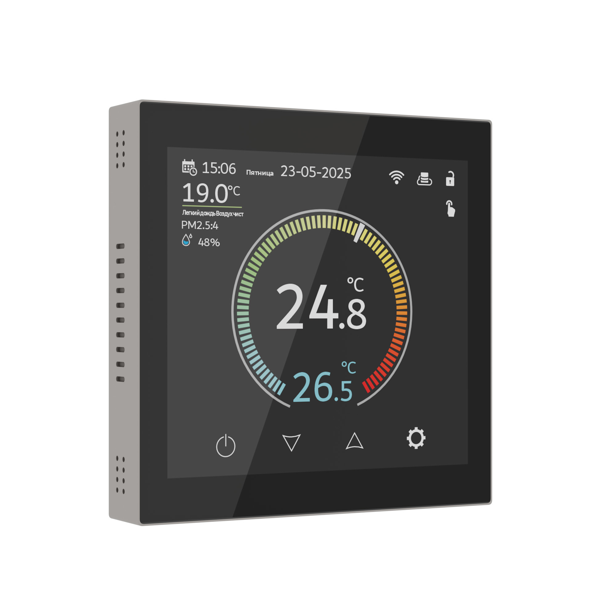 Изображение товара Умный сенсорный терморегулятор Werkel W1851104 для систем отопления и тёплого пола