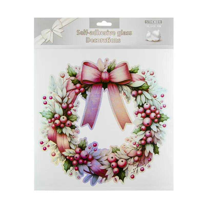 Наклейка декоративная для окна 30x30 см