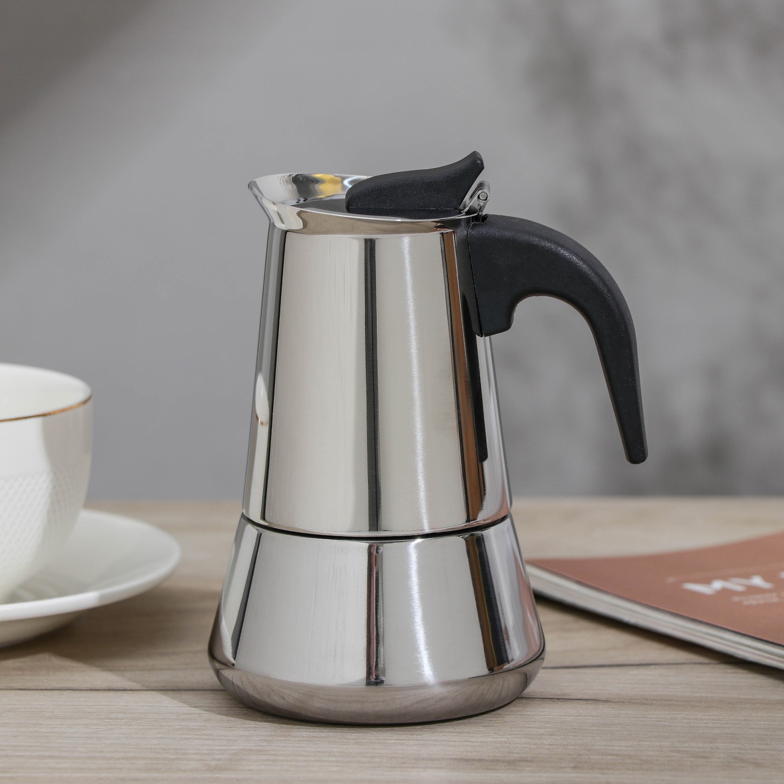 Изображение товара Гейзерная кофеварка Magistro Classic на 1 чашку 100 мл