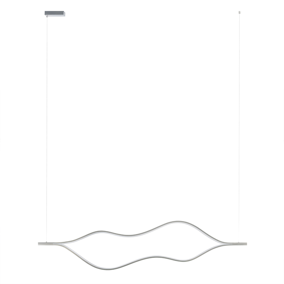 Изображение товара Светильник подвесной светодиодный Loft It Tape light 10403-1600 sn 15 м² теплый белый свет цвет серебро