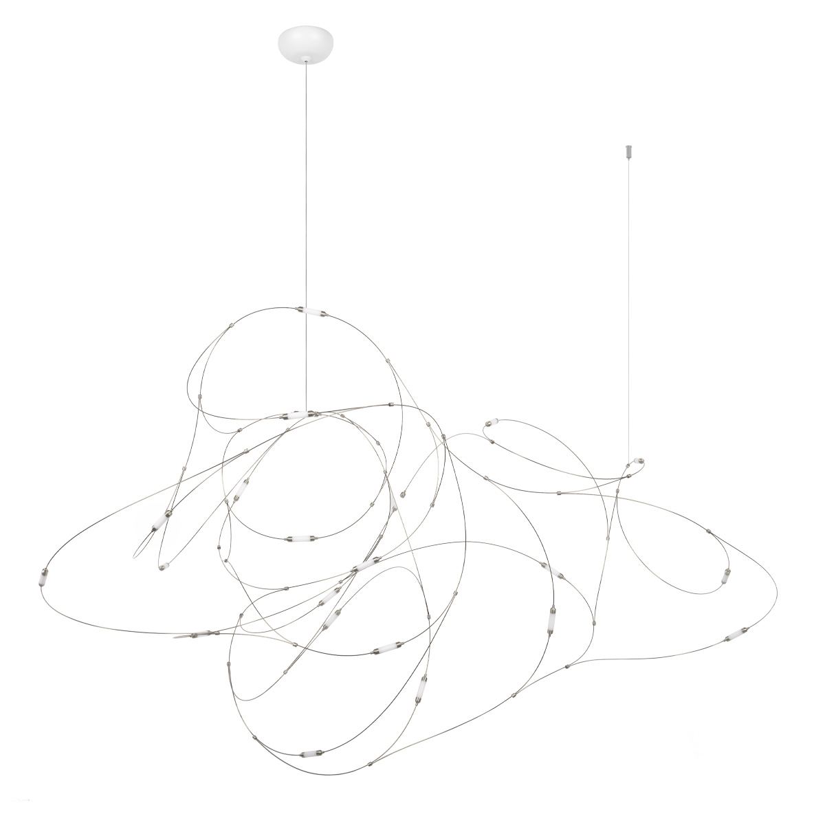 Изображение товара Подвесной светодиодный светильник LOFT IT Flock of Light 10309/21 CR хром белый современный стиль