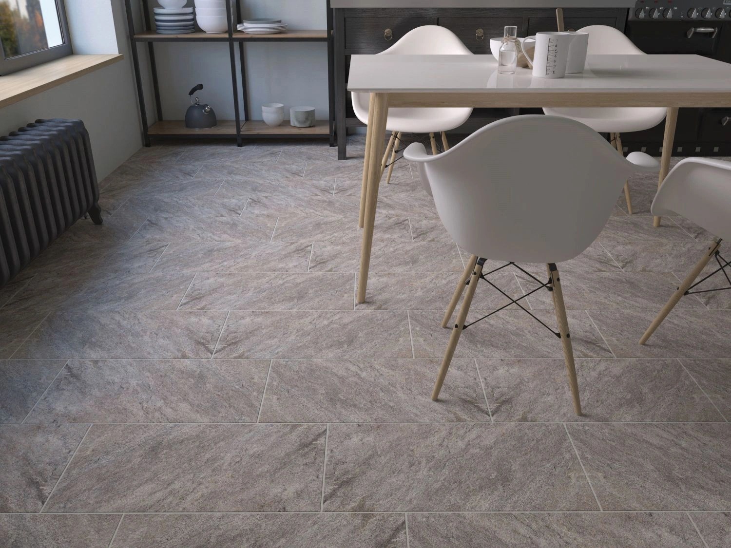 Изображение товара Керамогранит Керамин Кварцит 60x30 см бежевый матовый эффект камень