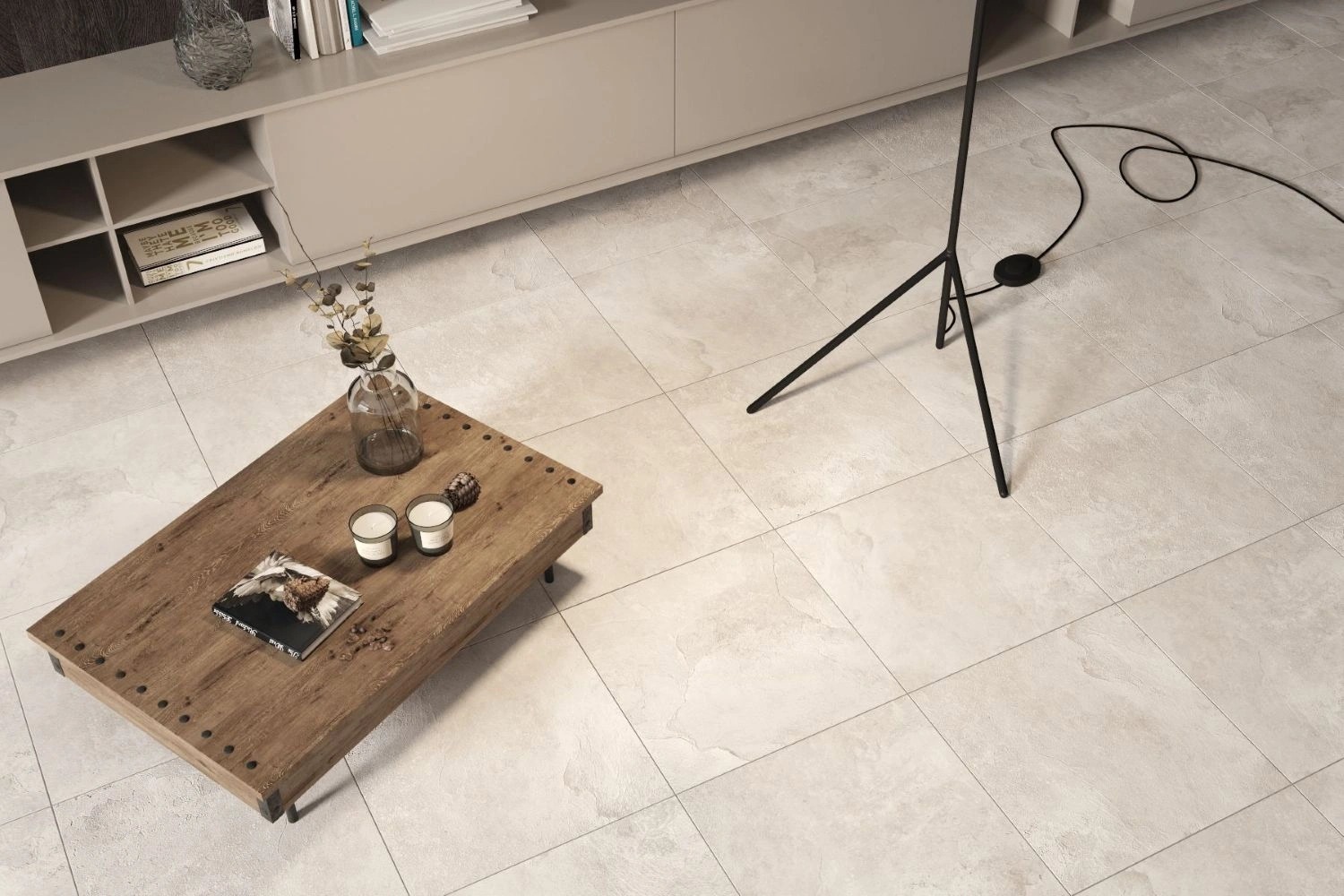 Изображение товара Керамогранит Керамин Денвер 40x40 см серый для ванной и кухни