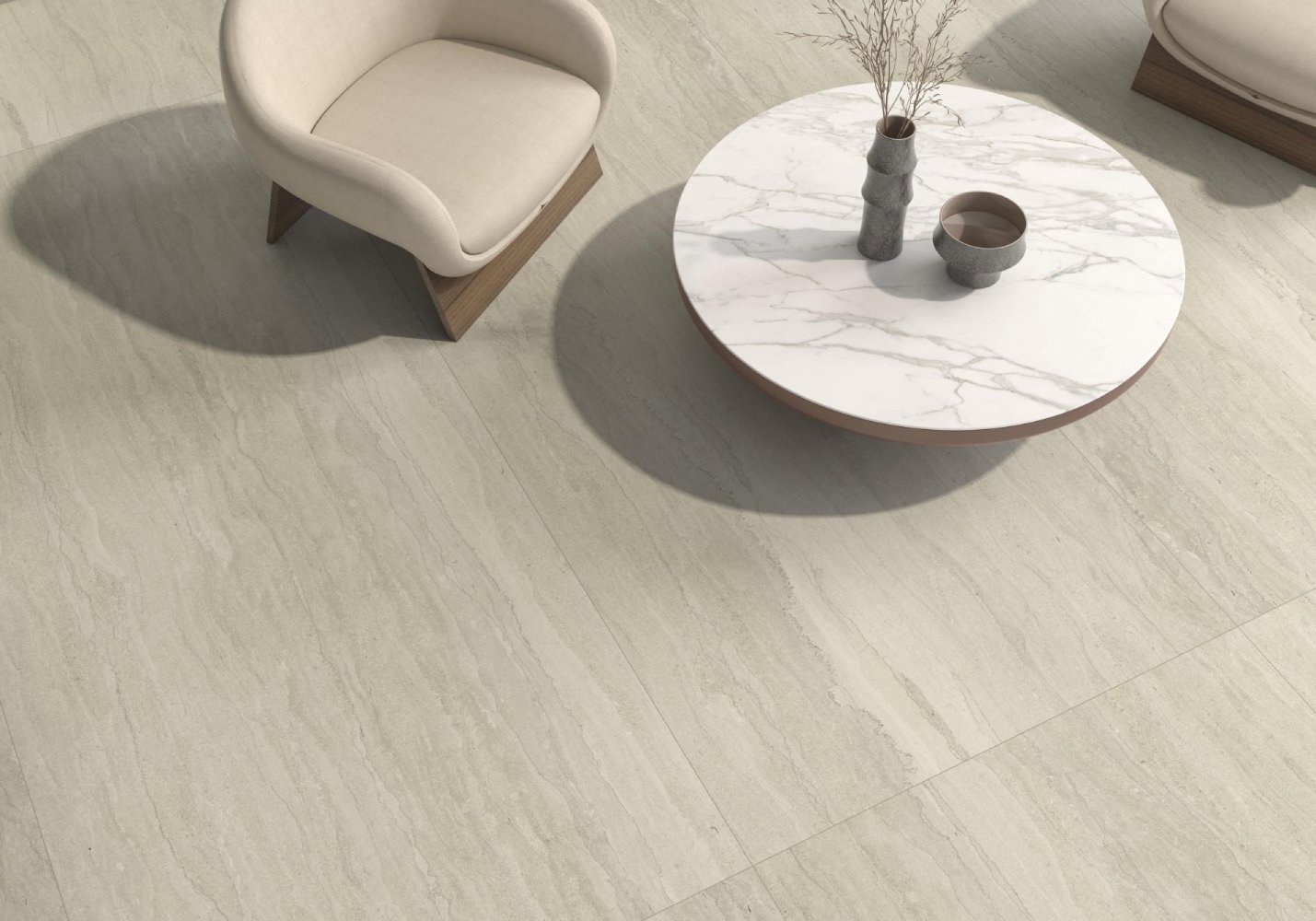 Изображение товара Керамогранит Pamesa Dorset Taupe 120x60см серый для пола и стен Испания
