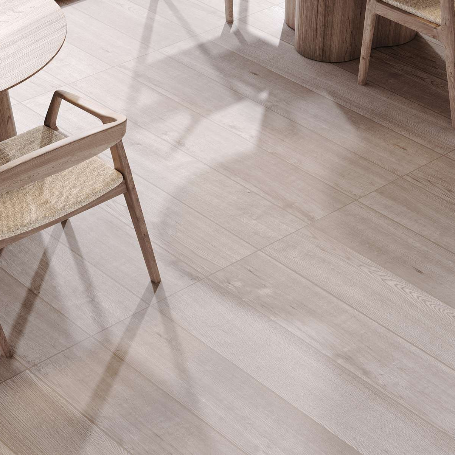 Изображение товара Керамогранит Estima Classic Wood CW02 19.4x120 см серый декоративный для пола и стен