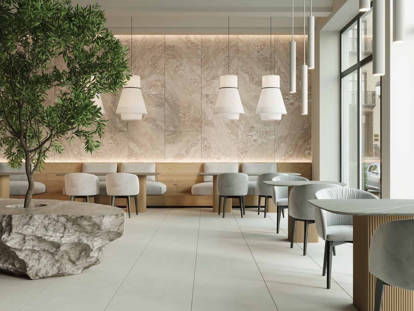 Изображение товара Керамогранит Estima Oceanmist 69199 80x80см цвет бежевый