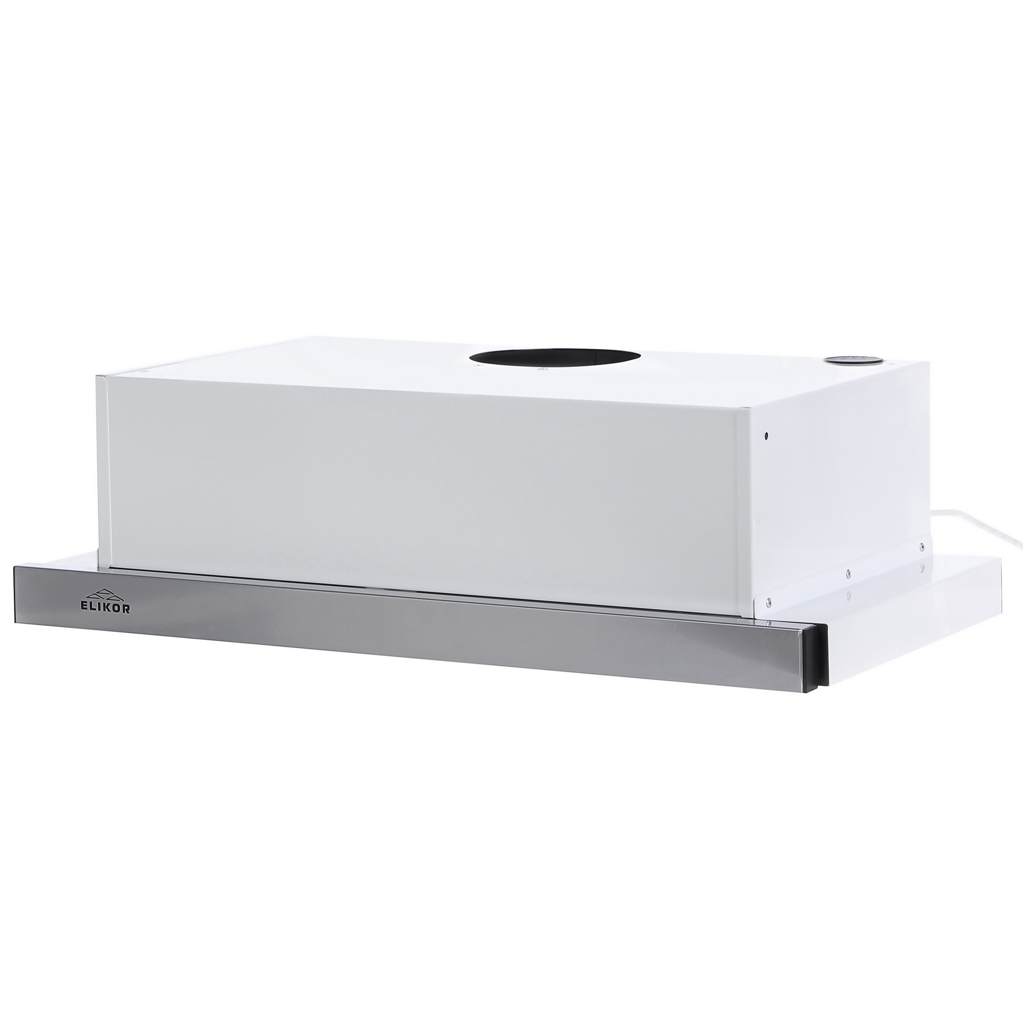 Изображение товара Встраиваемая вытяжка Elikor Line 60 см белый хром для кухни