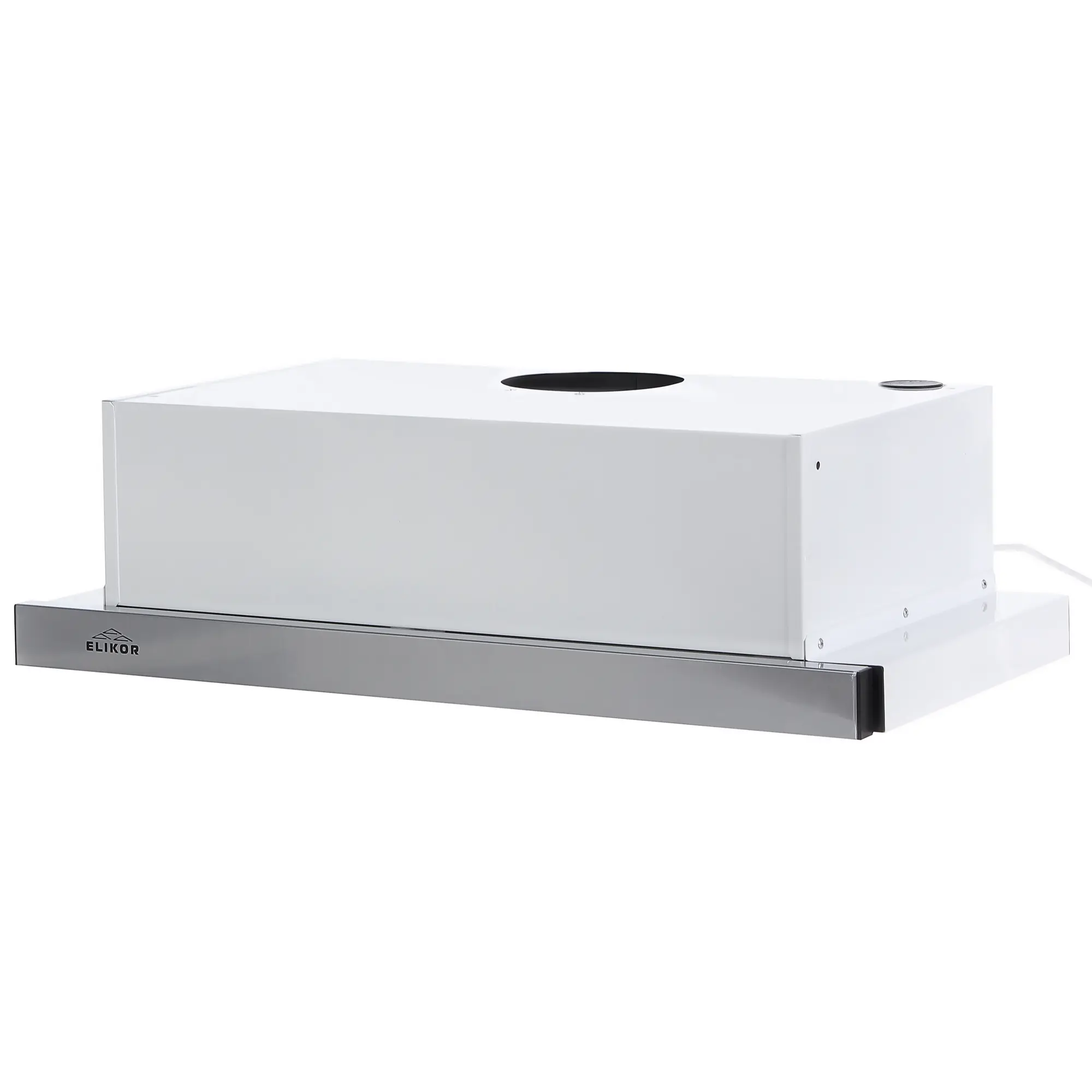 Вытяжка встраиваемая Elikor Line 60 см цвет белый/хром