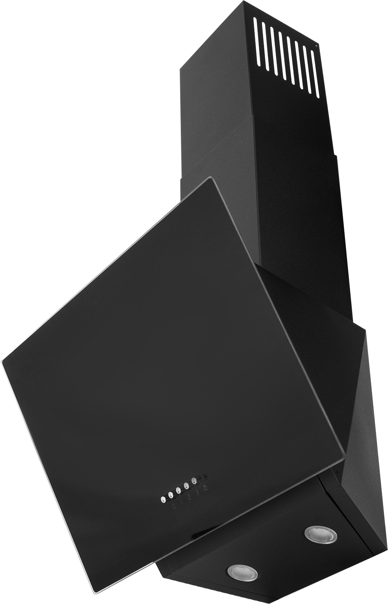 Изображение товара Вытяжка наклонная Kitll KCH 5102 50 см черная для кухни с фильтром и LED подсветкой