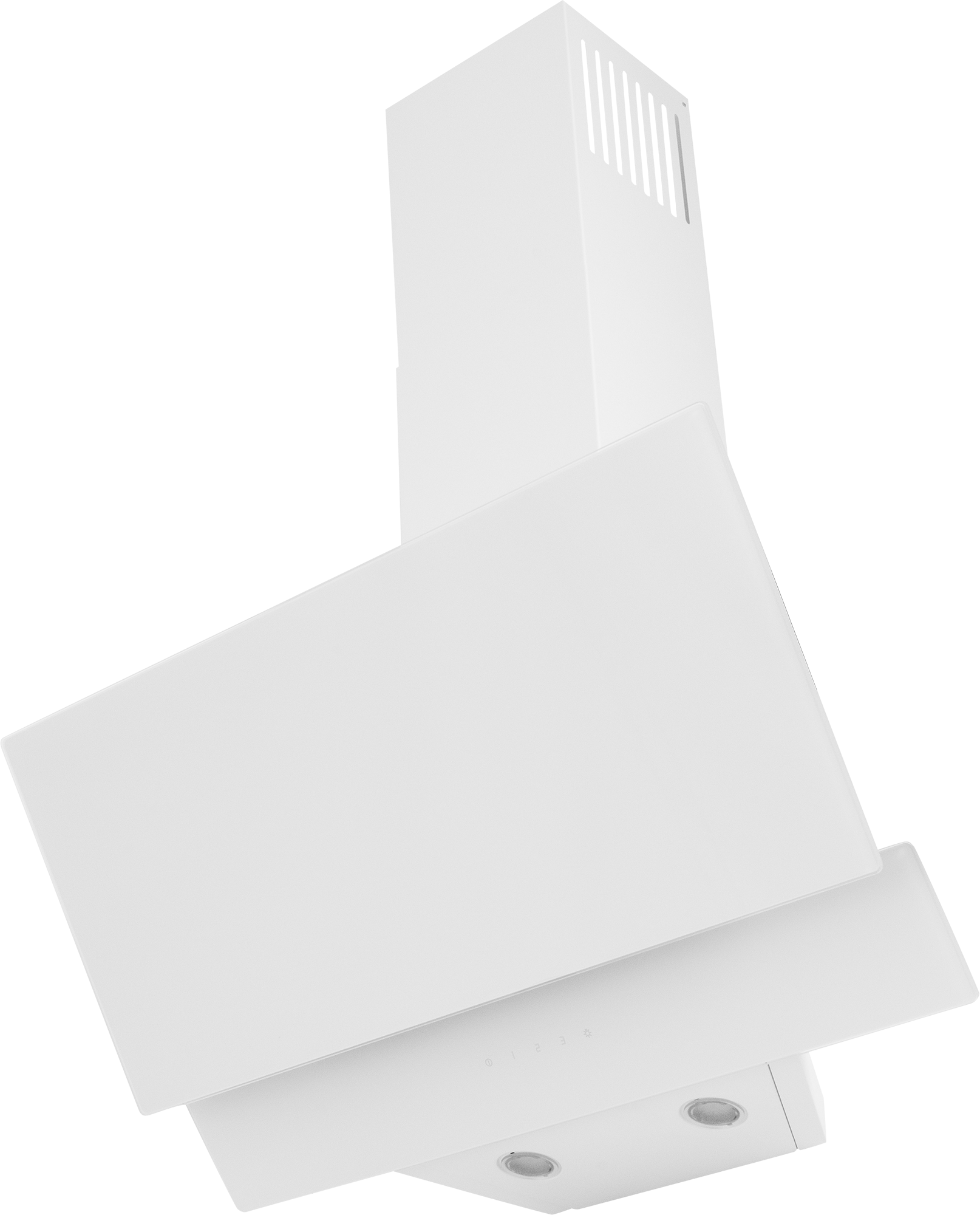 Изображение товара Вытяжка наклонная Kitll KCH 6104 60 см белая для кухни эффективность тихая современная