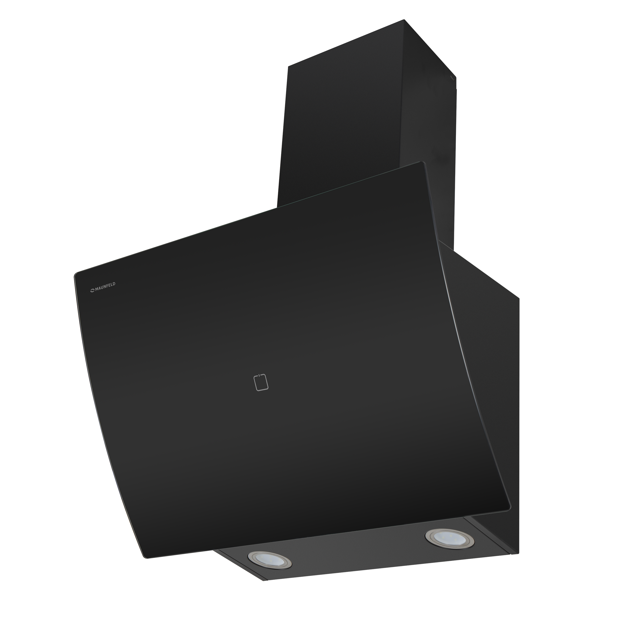 Изображение товара Вытяжка наклонная Maunfeld Sky Star Chef 60 Glass Black 60 см цвет черный