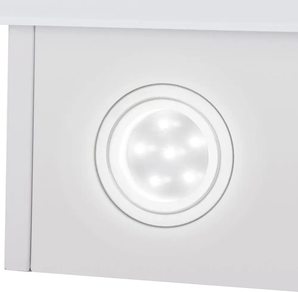 Вытяжка наклонная Maunfeld Cascada 60 Glass White 60 см цвет белый - 11